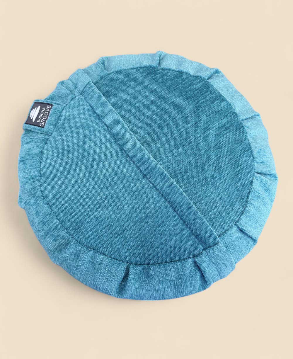 Chenille Meditation Zafu Cushion, Buckwheat Insert、mySite、topwebapps