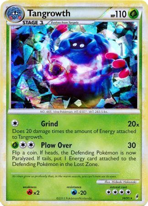 Tangrowth - 34/95 - Shattered Holo Rare、mySite、waistdrama