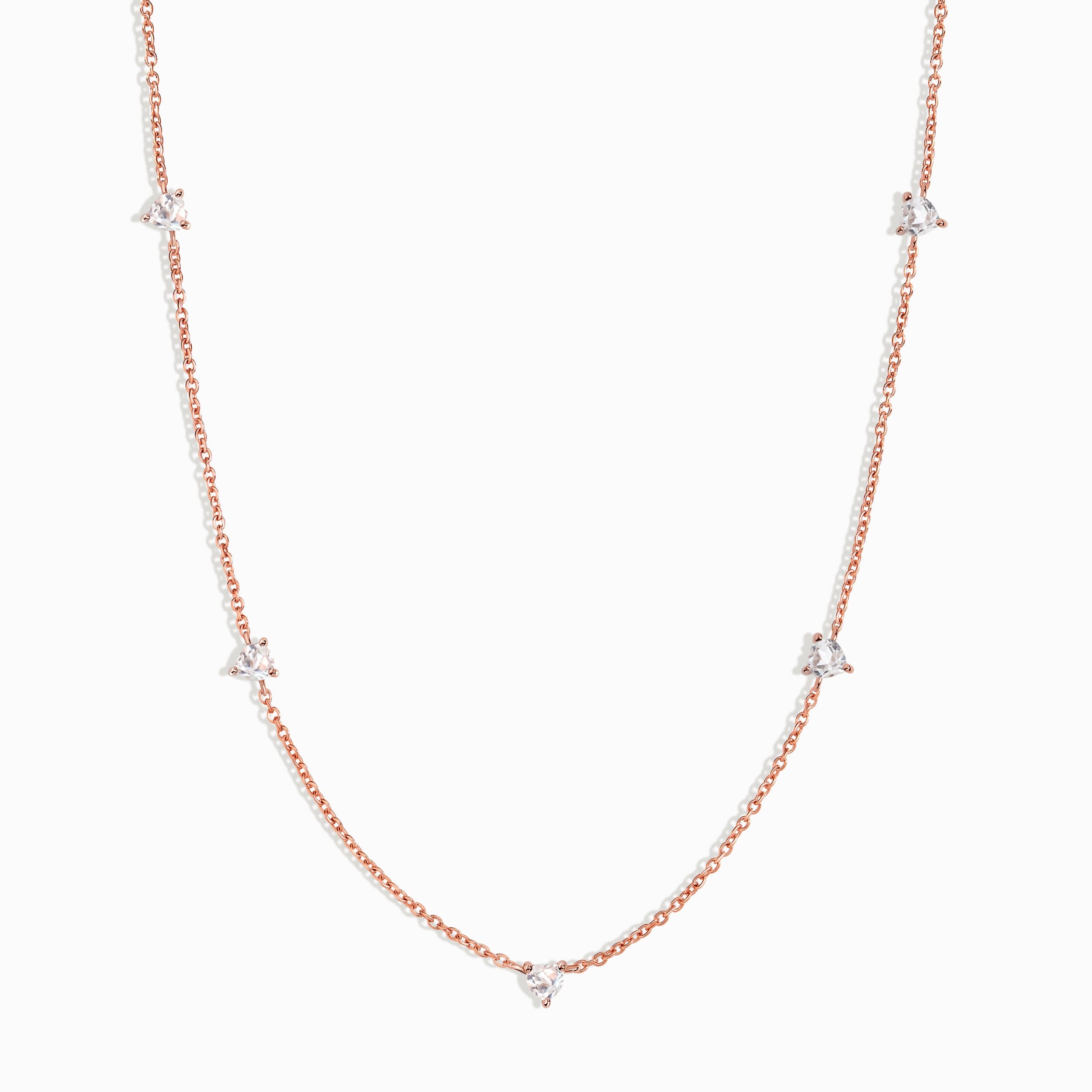 White Topaz Never Without My Gem Necklace - April Birthstone、mySite、hinf8tx79