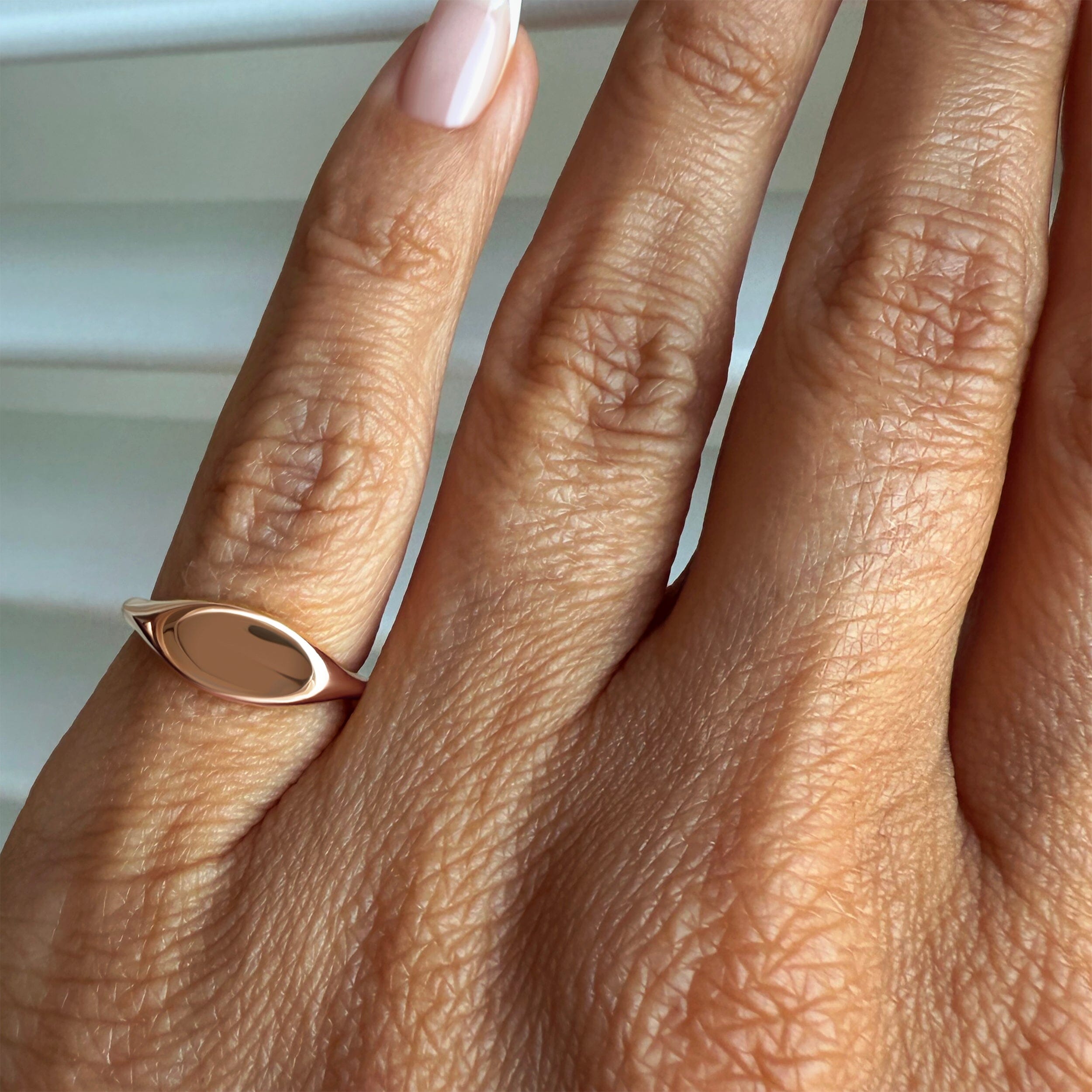 Pinky Ring - Signet Plain、mySite、hinf8tx79