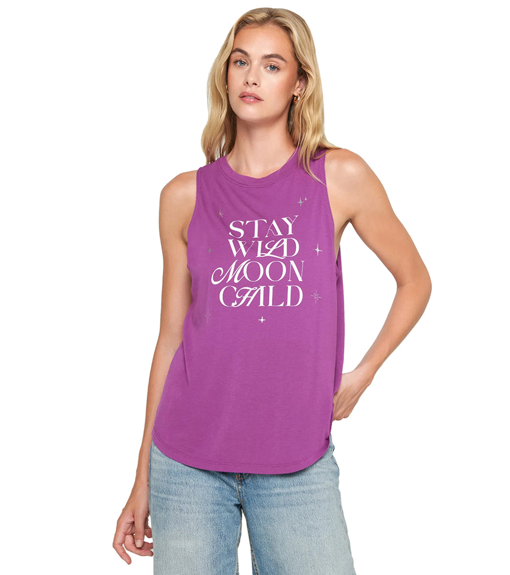 Spiritual Gangster Wild Moon Jade Muscle Tank、mySite、noshort