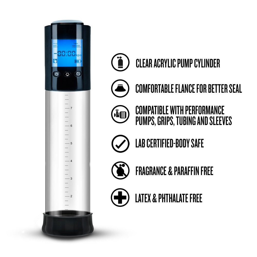 Performance By Blush® | VX10 Male Enhancement Clear Rechargeable Pump、mySite、bottomscart