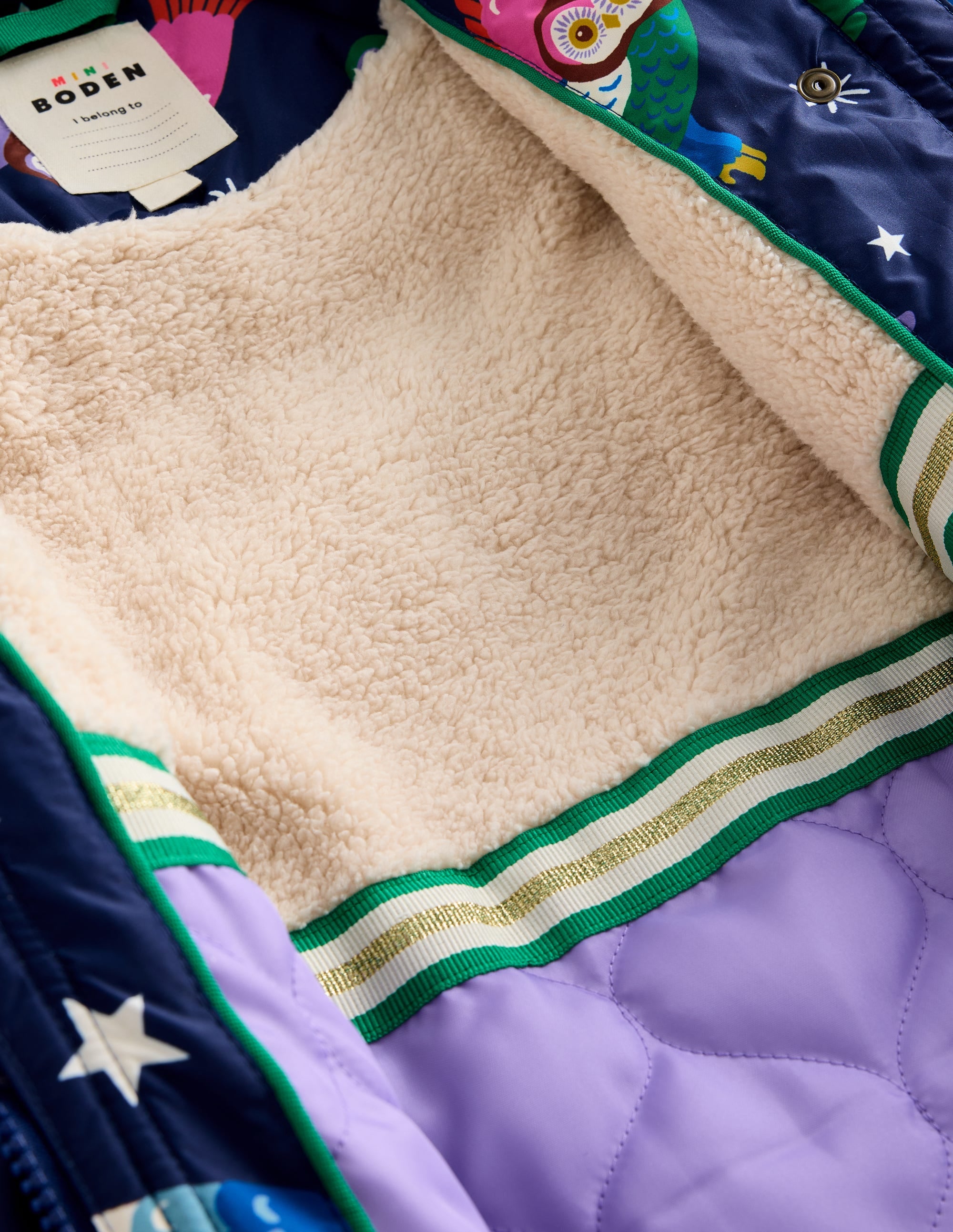  2-in-1 Padded Coat-College Navy Owls、mySite、ashleygrahame