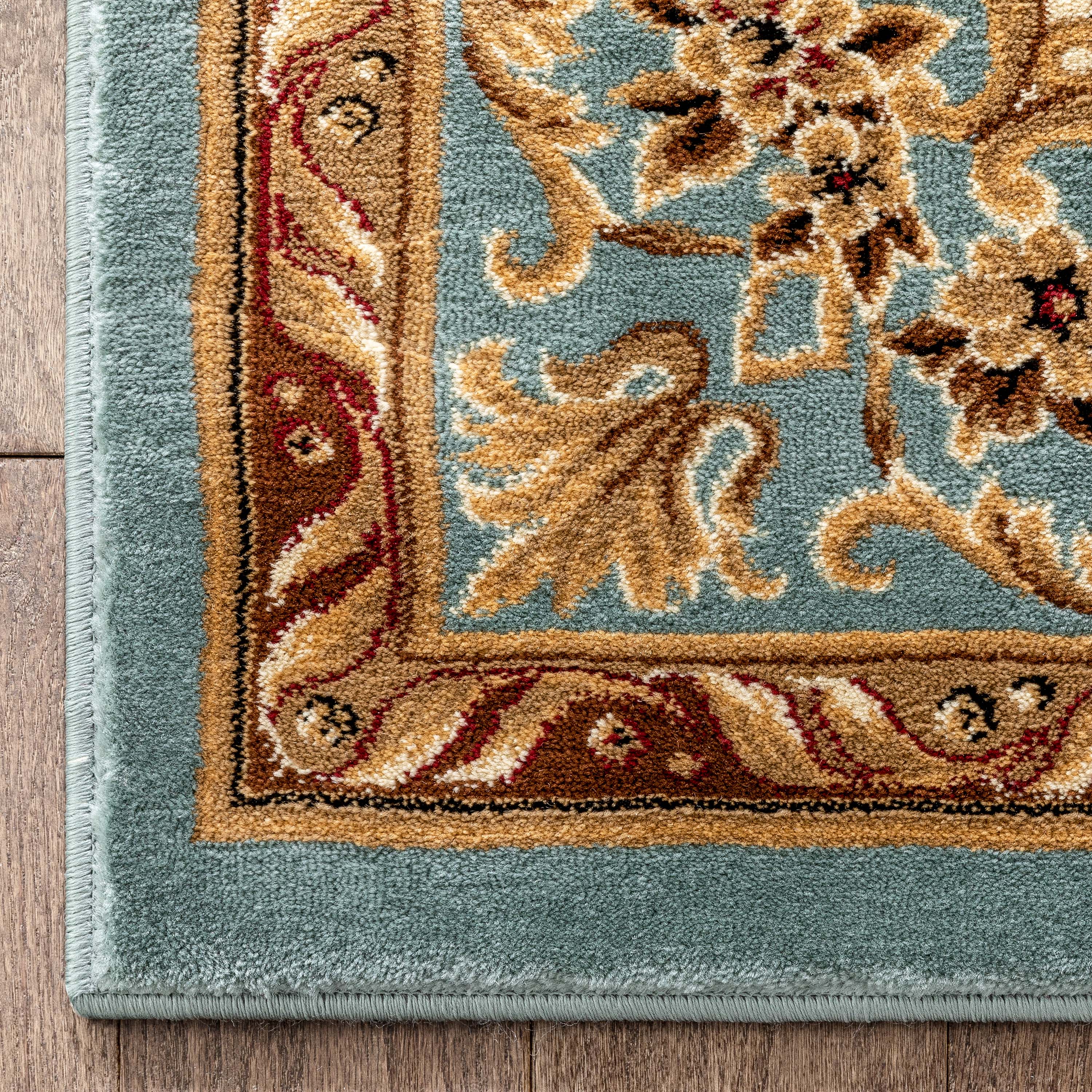 Le Petit Palais Light Blue Traditional Rug、mySite、gigharbornorthrealestate