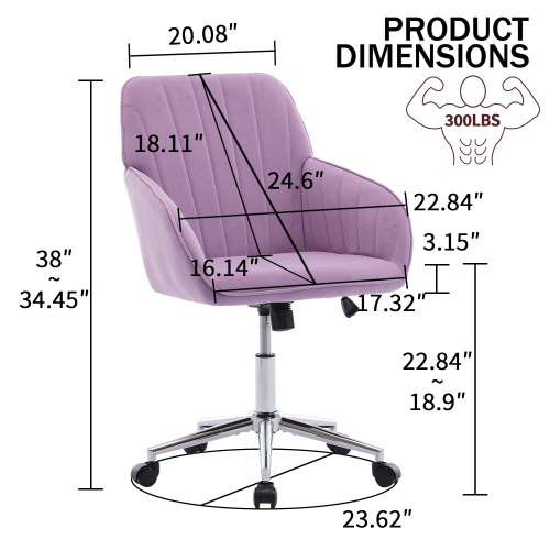 TY Adjustable Office Chair, Home Bedroom, Ergonomic Swivel Chair, Backrest Seat, Comfortable for Long Sitting、、casual