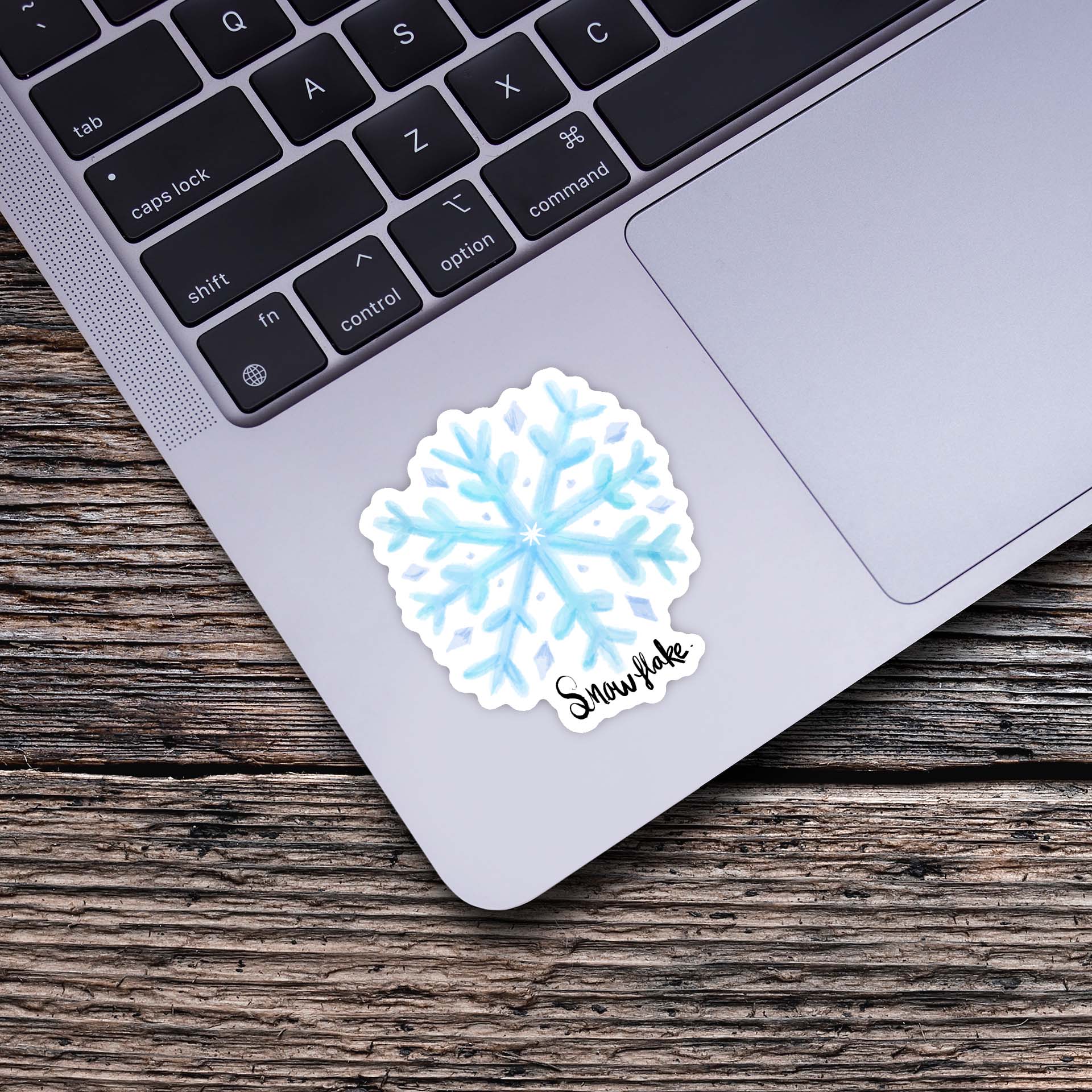 Snowflake Winter Watercolor Sticker、mySite、elrpsem3k