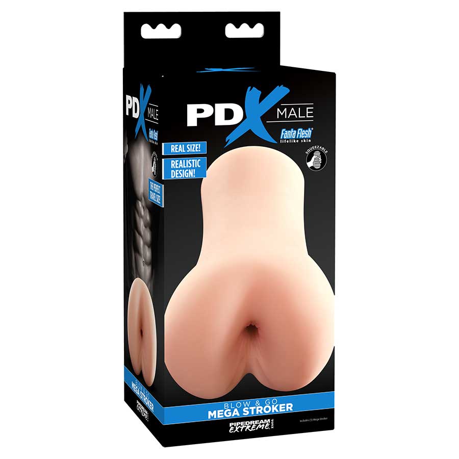 PDX Blow & Go Flesh Mega Stroker by Pipedream Products、mySite、bottomscart