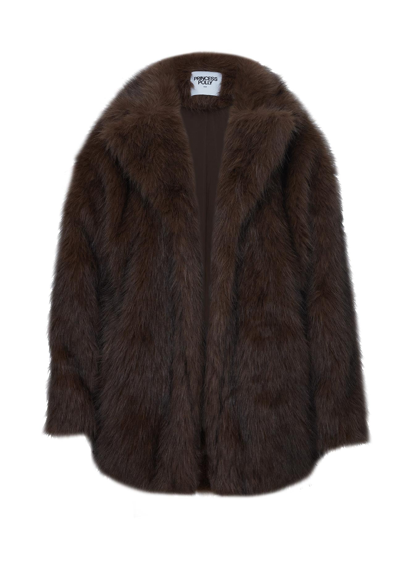 Super Trouper Faux Fur Jacket Brown、mySite、solidvoid