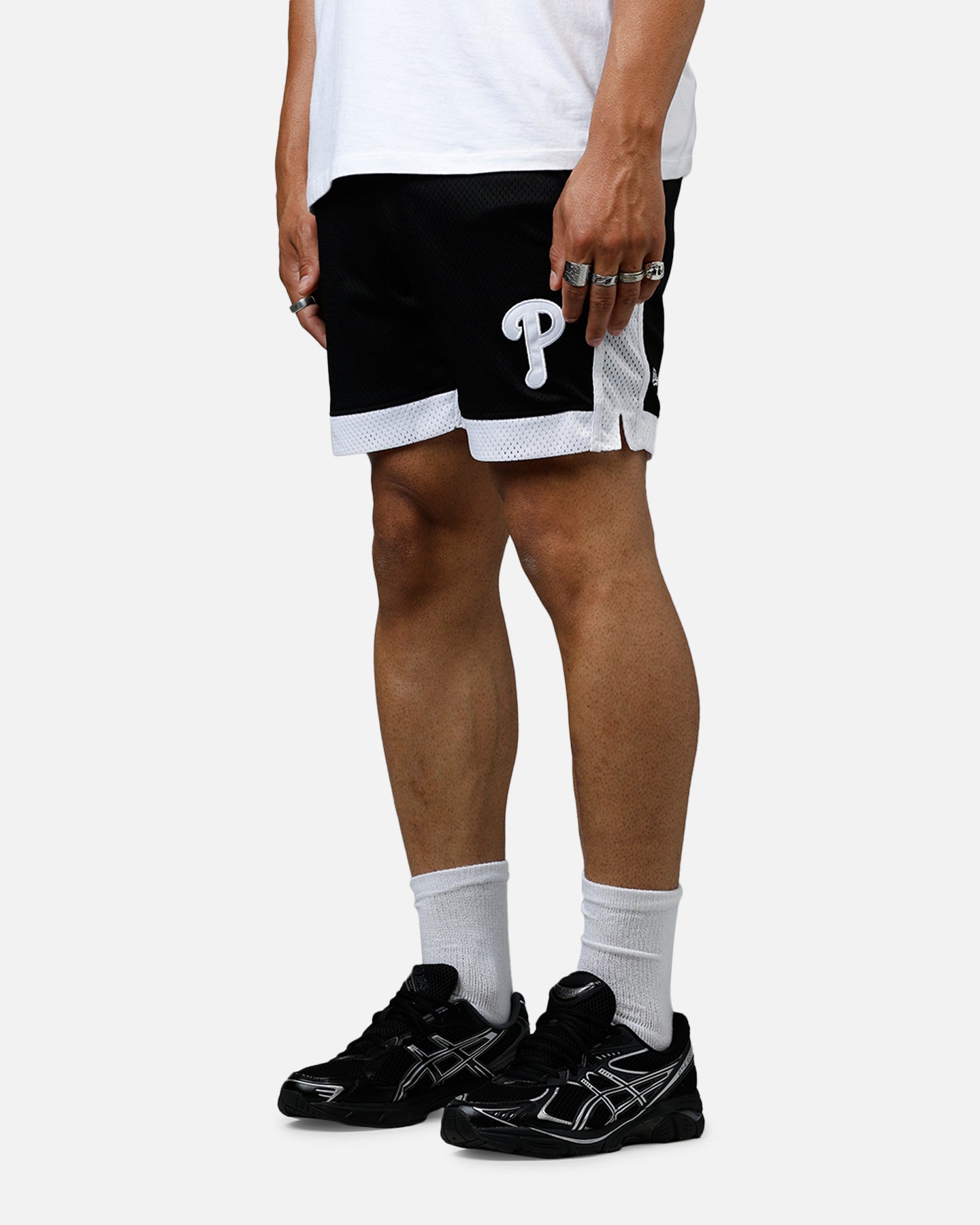 New Era Philadelphia Phillies Sport Class Shorts Black/White、mySite、zt4zffjzw