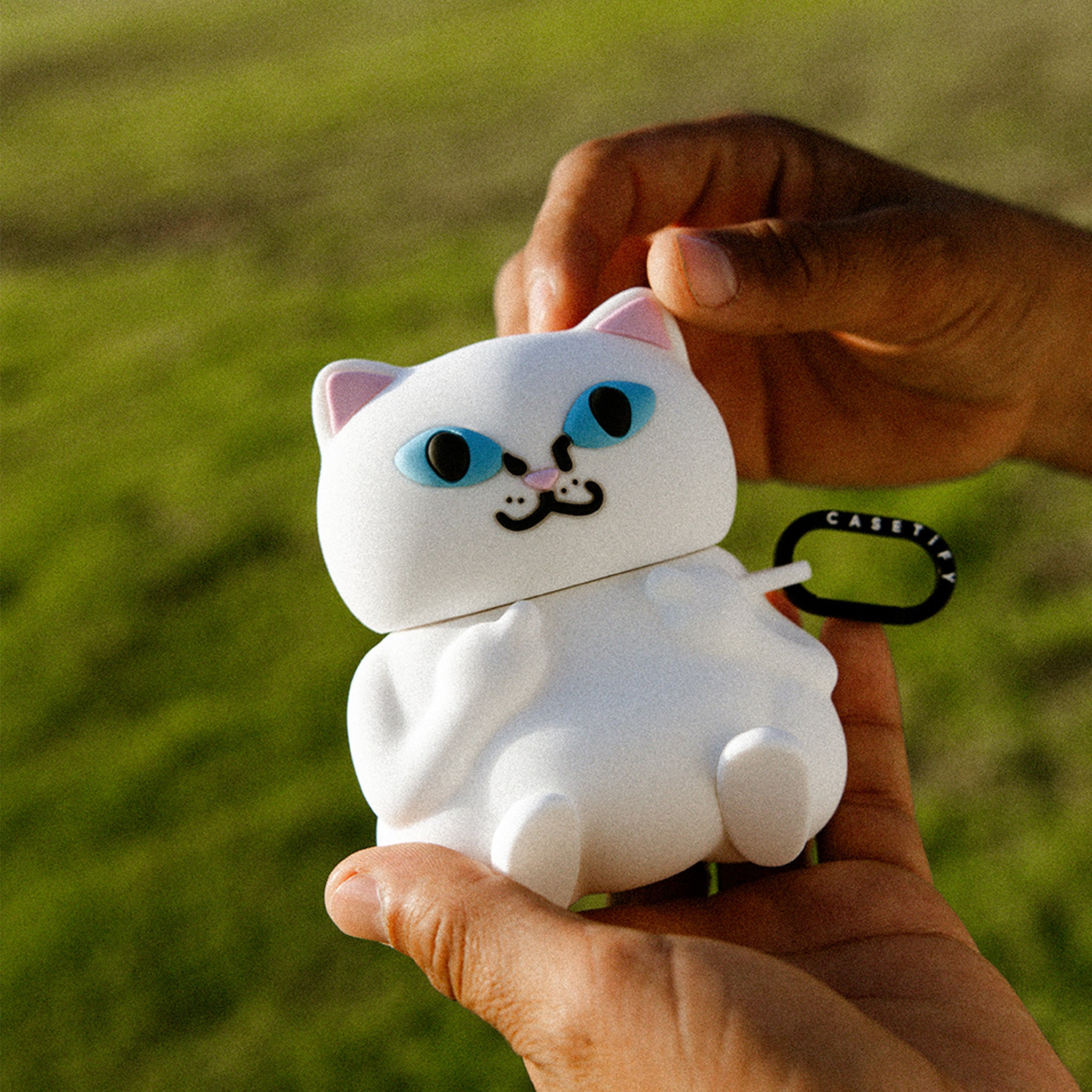  CASETiFY x Ripndip Lord Nermal 3D Airpods Pro Case (White)、mySite、merchandisen