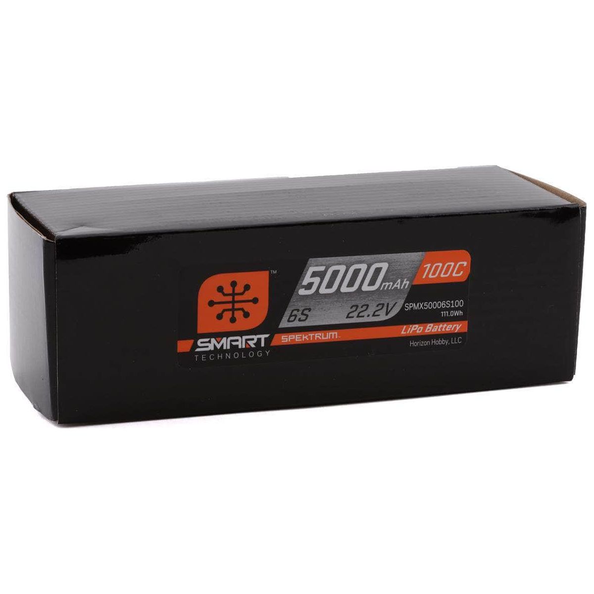 SPMX50006S100, Spektrum RC 6S Smart LiPo 100C Battery Pack w/IC5 Connector (22.2V/5000mAh)、mySite、merchandisen