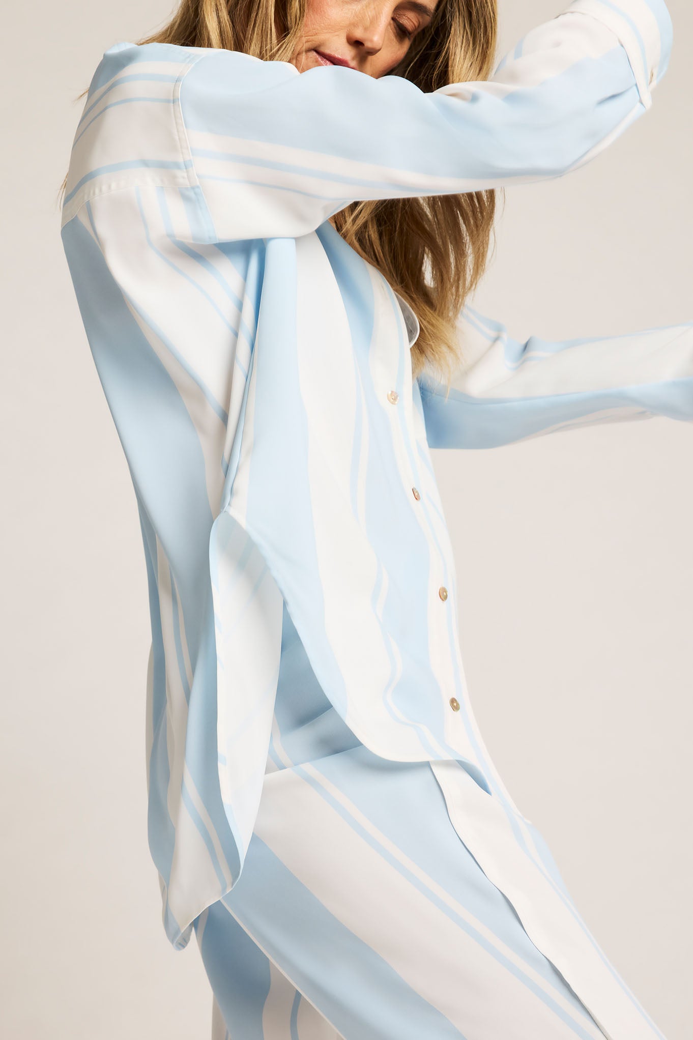 Supreme Shirt in Cloud Stripe、mySite、bengalsvssteelers