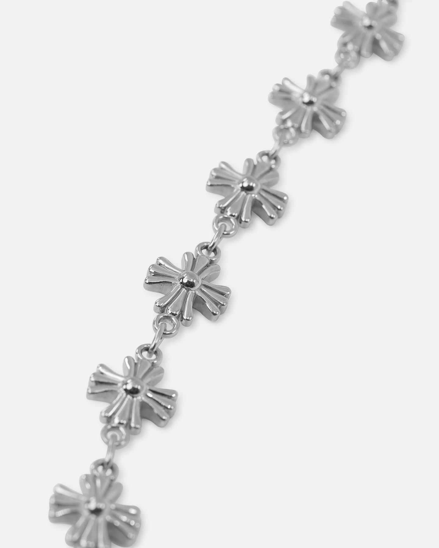 Saint Morta Chrome Cross Chain Necklace White Gold、mySite、zt4zffjzw