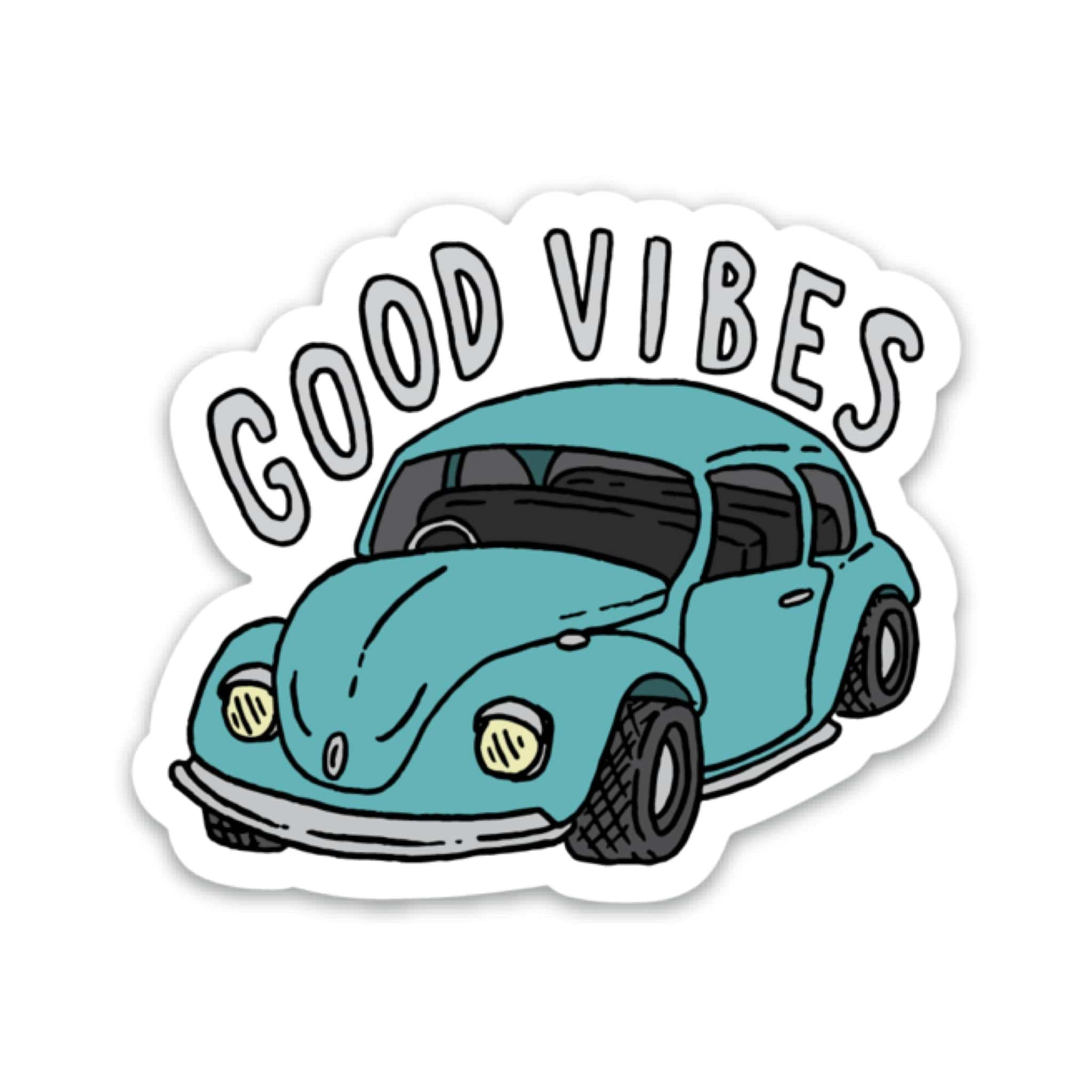  Good Vibes Car Sticker、mySite、elrpsem3k