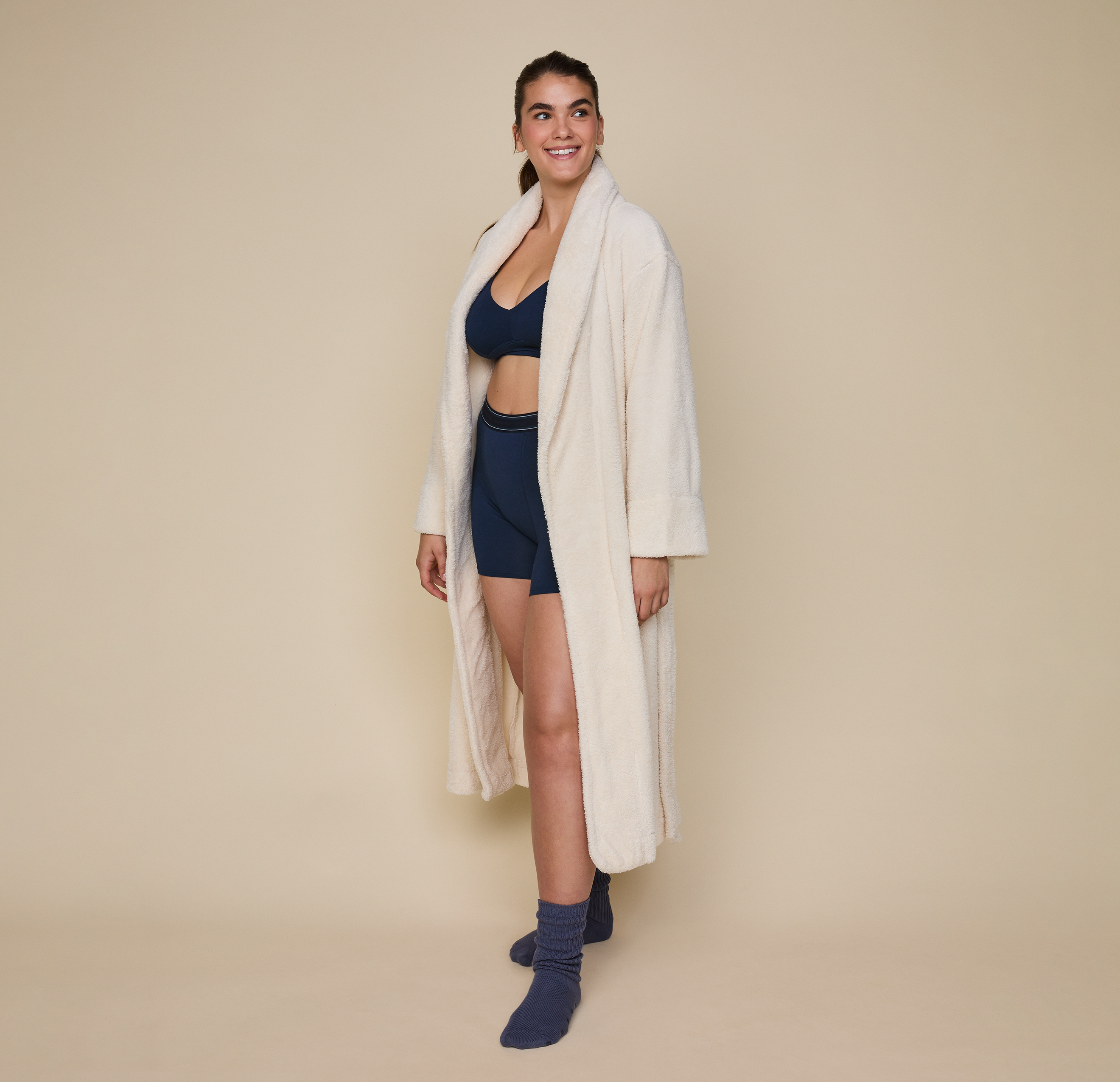 Cozy Robe - Cream、mySite、bengalsvssteelers