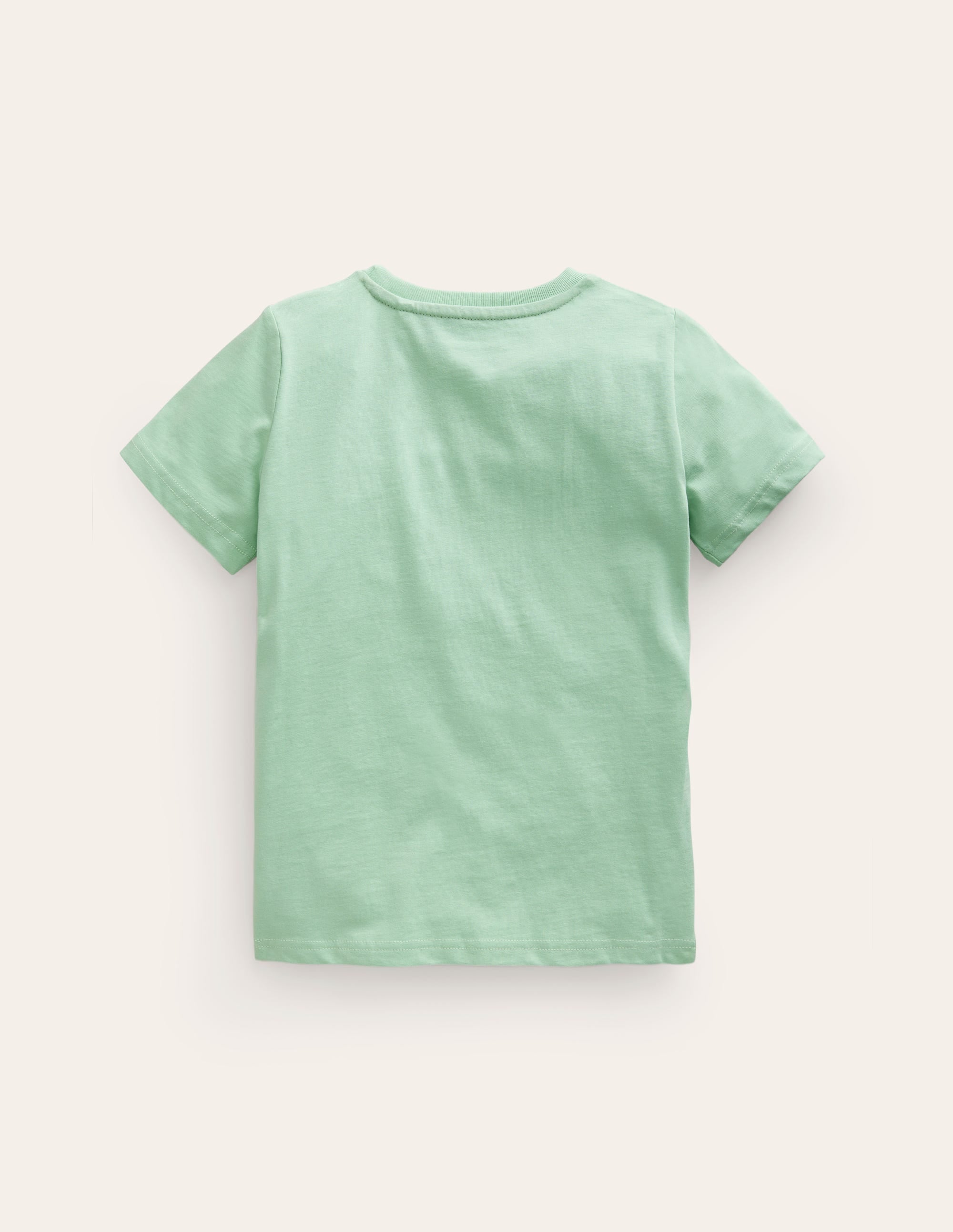  Riso Printed T-shirt-Pistachio Green Dinos、mySite、ashleygrahame