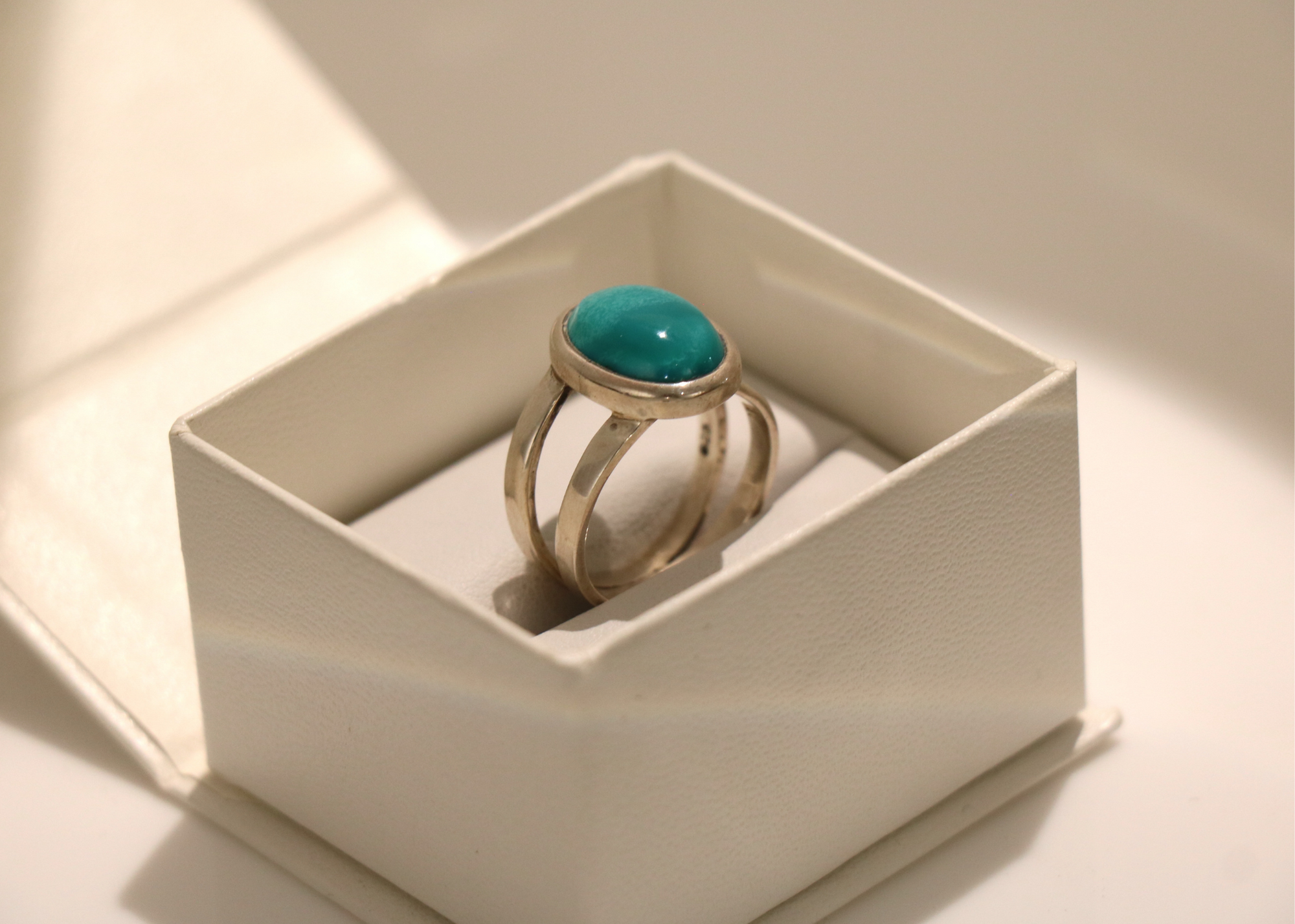 Turquoise Gemstone Ring (Sterling Silver)、mySite、topwebapps