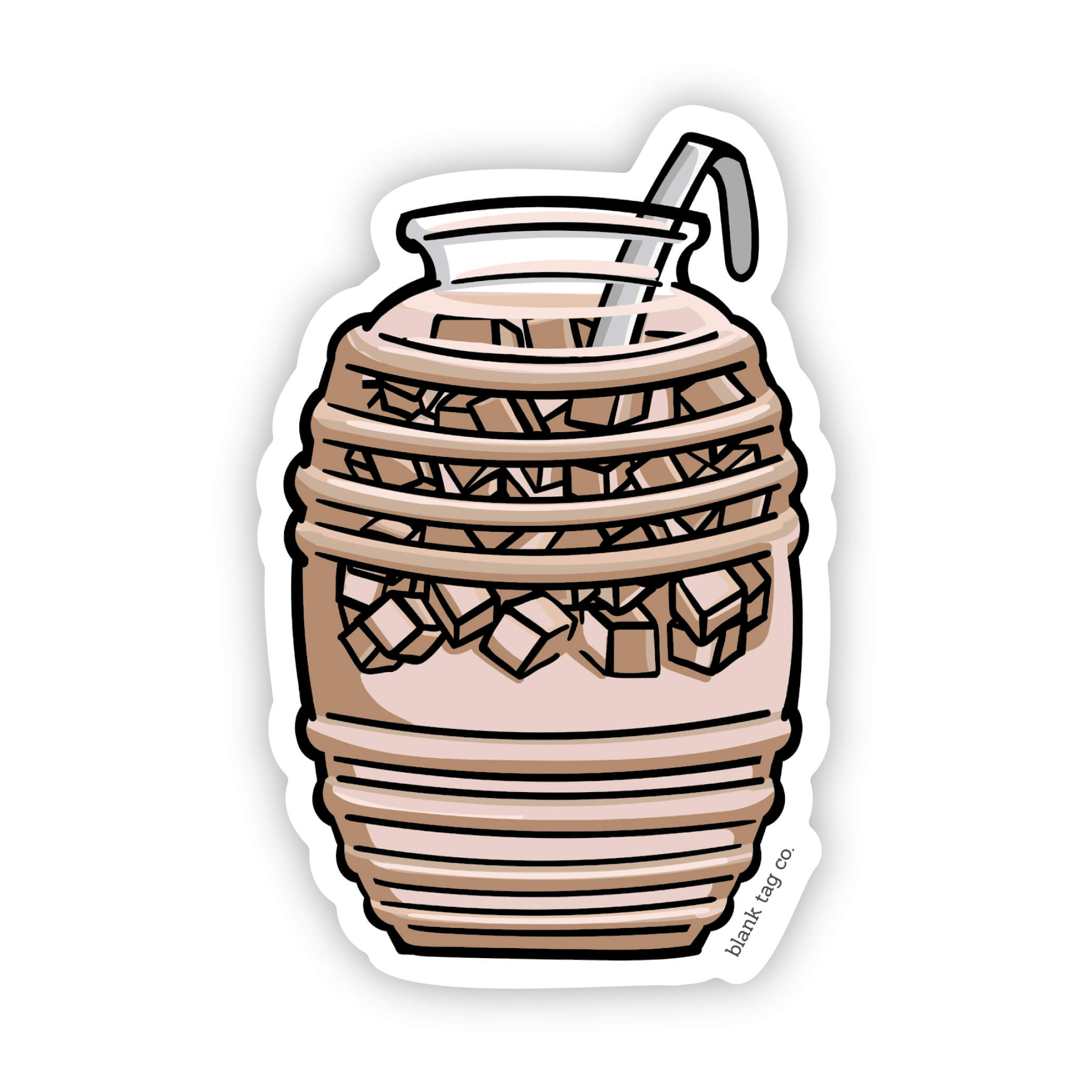  The Horchata Agua Fresca Vinyl Sticker Decal、mySite、ghnorth