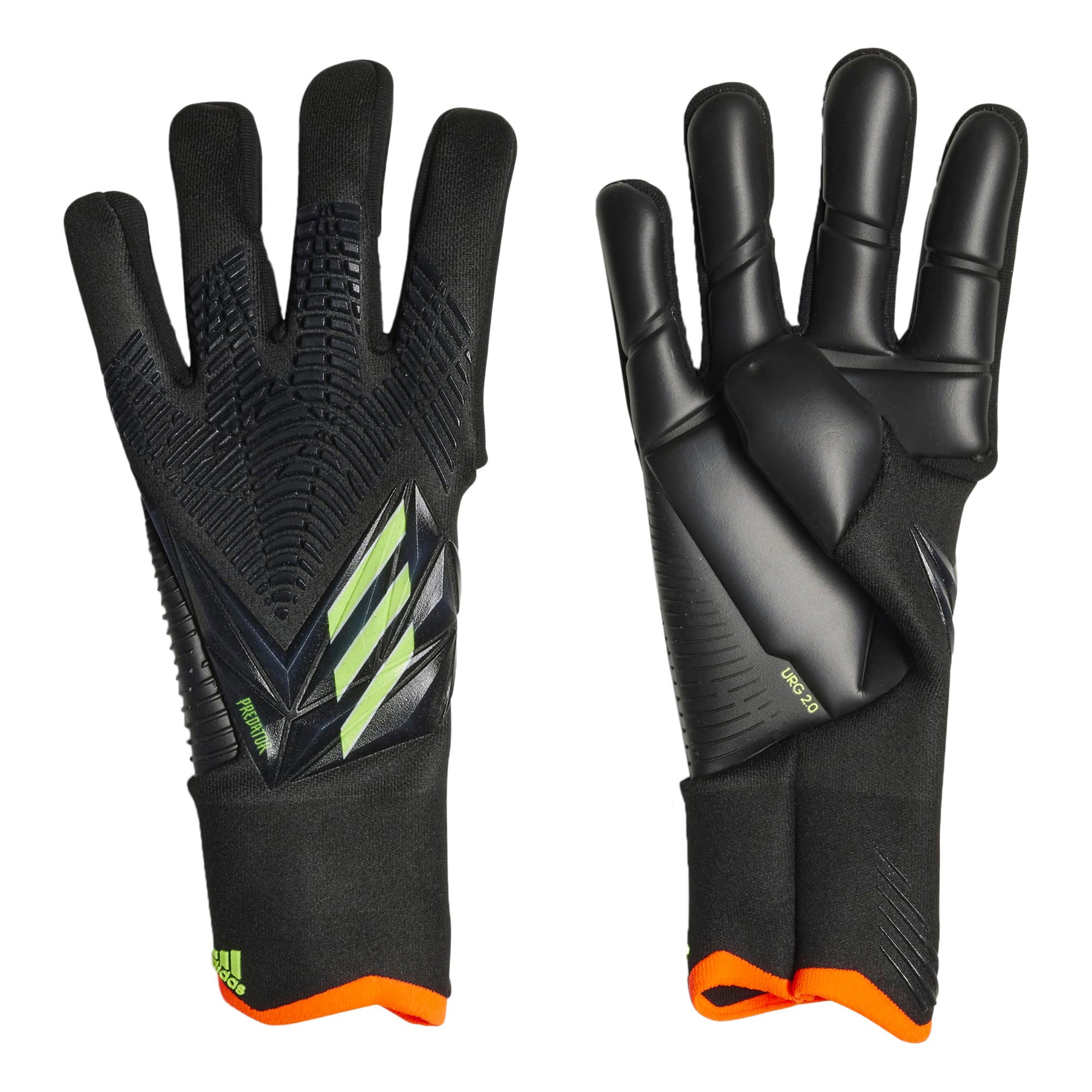 adidas Men's Predator Edge Pro Goalkeeper Gloves Black/Solar Yellow、mySite、bottomscart