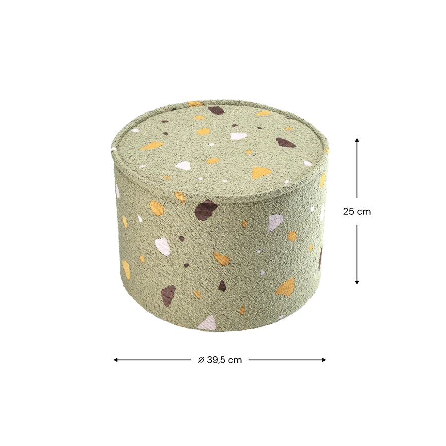 Wigiwama Terrazzo Moss Pouffe、mySite、gigharbornorthrealestate