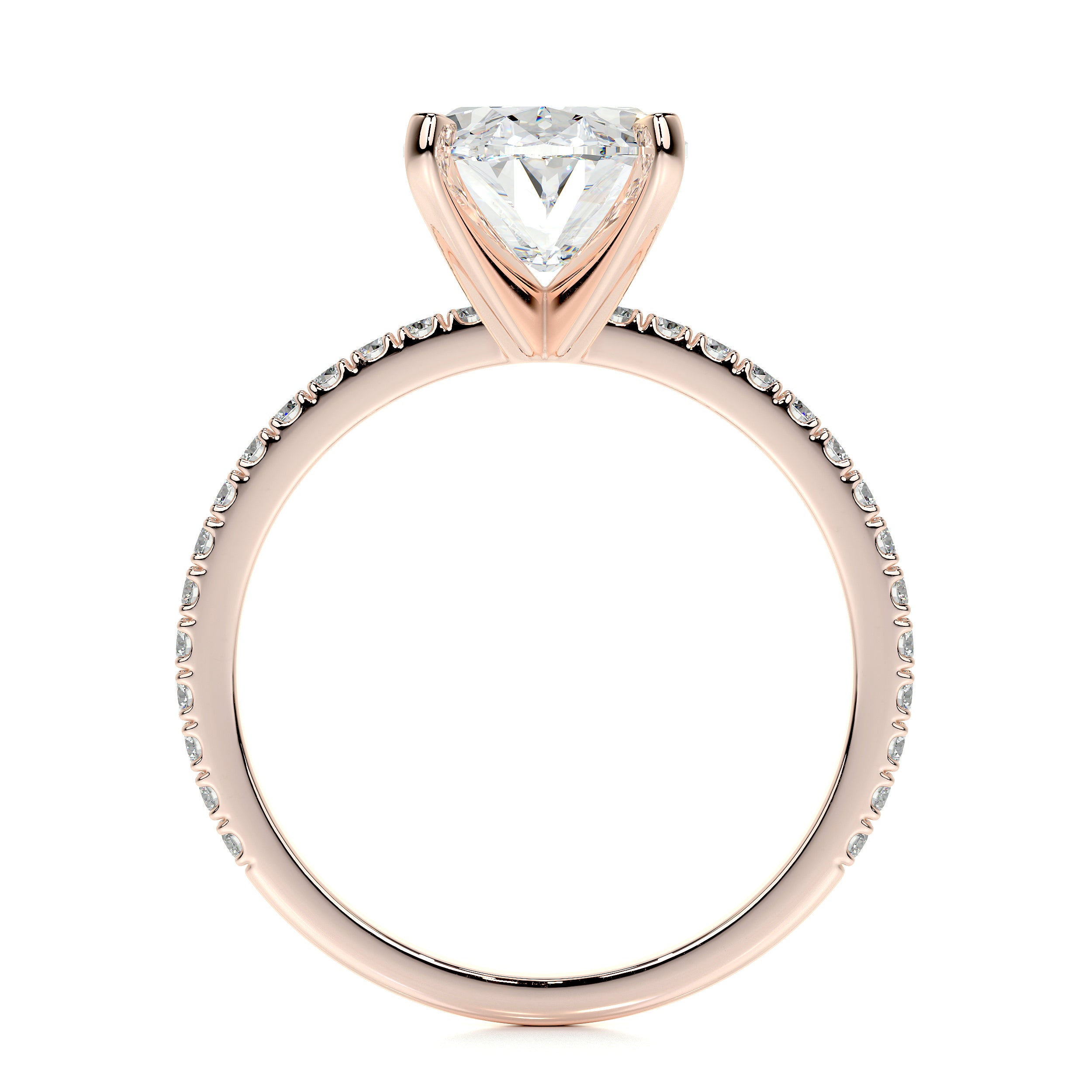 Stephanie Lab Grown Diamond Ring -14K Rose Gold、mySite、hinf8tx79