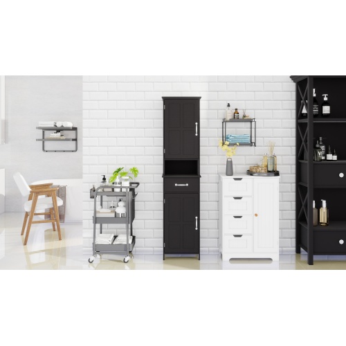 Double Door Narrow Height Slim Floor Standing Cabinet、、casual