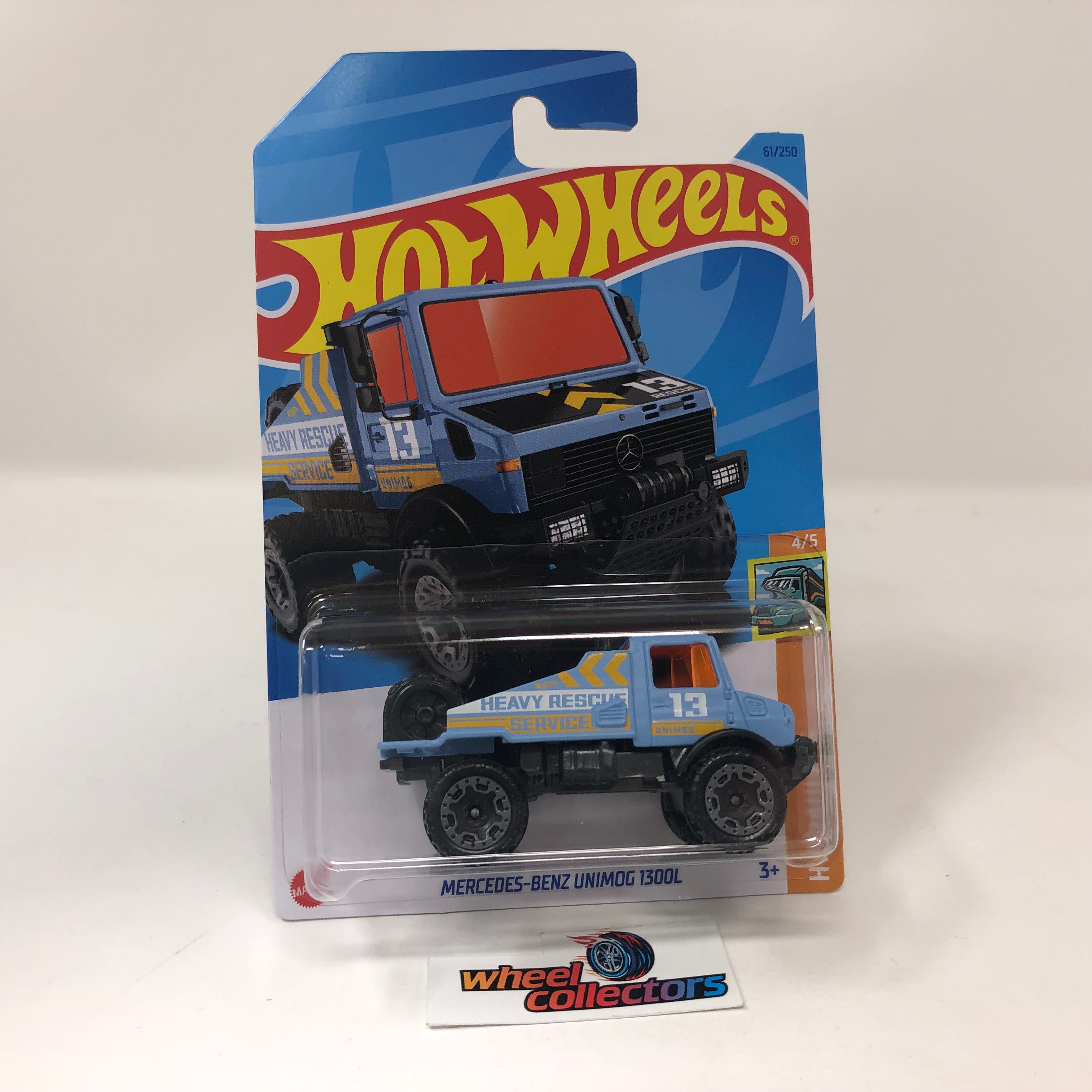 Mercedes-Benz Unimog 1300L #61 * Blue * 2023 Hot Wheels、mySite、hgirdovlk