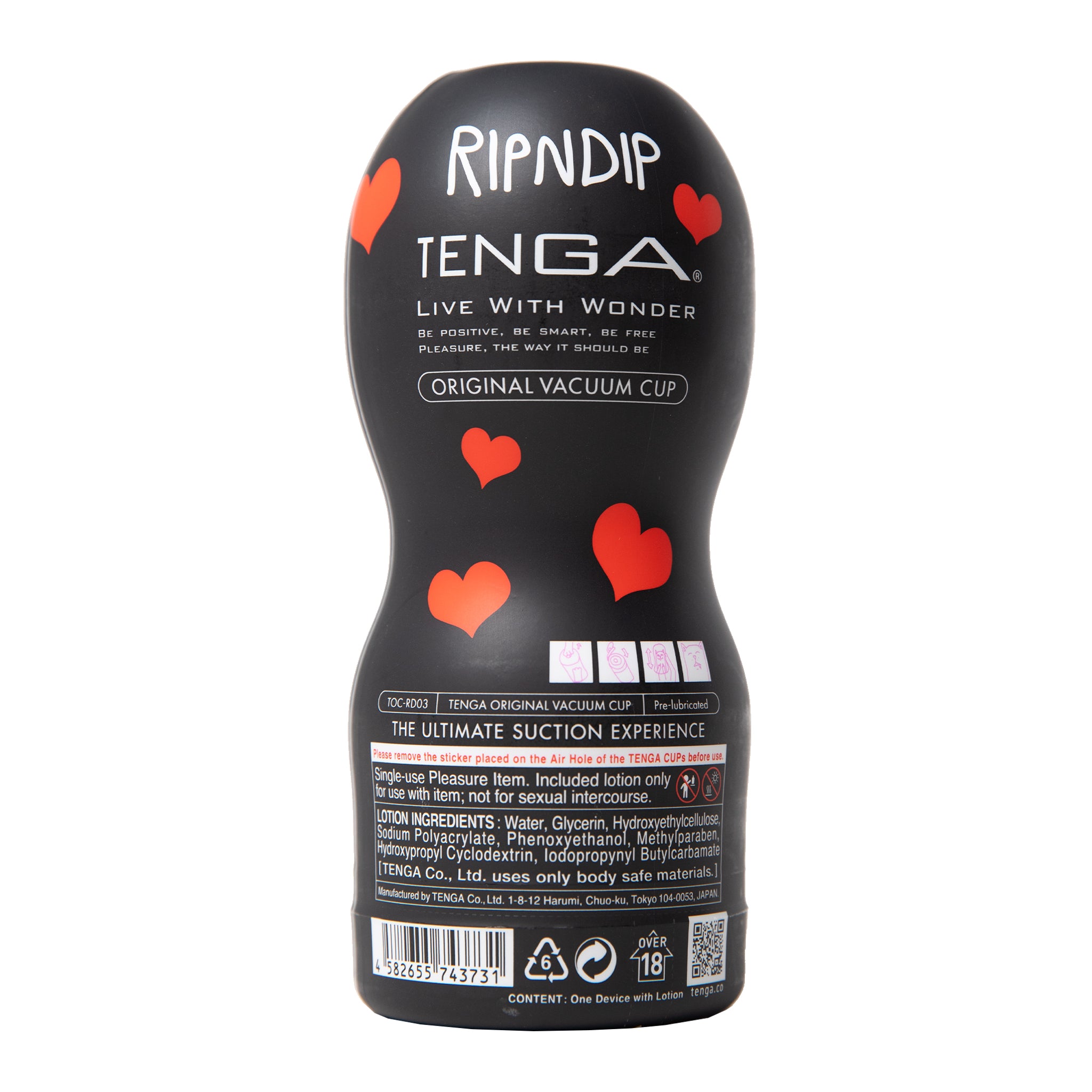  Nermal Loves RIPNDIP Tenga (Black)、mySite、merchandisen
