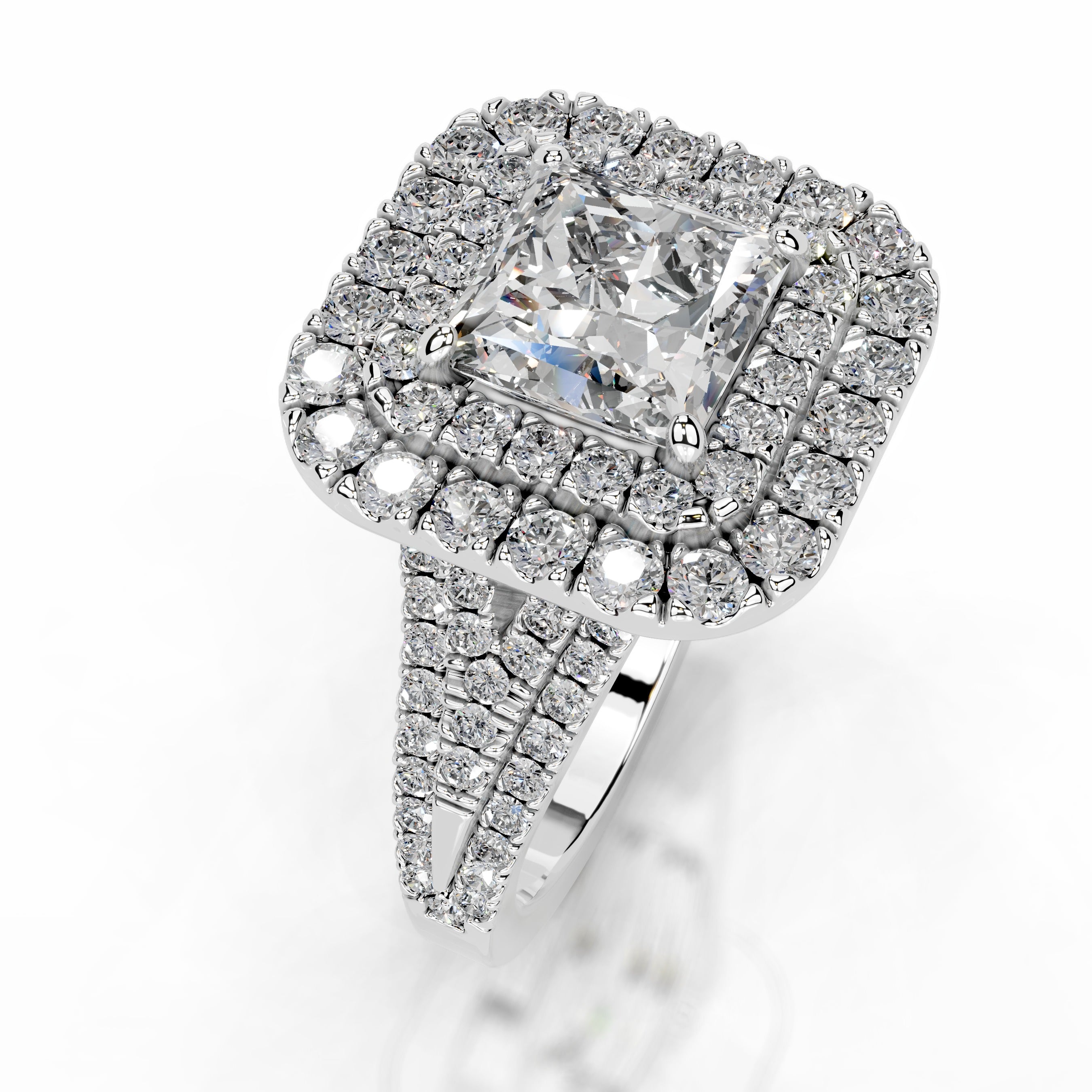 Tainara Lab Grown Diamond Ring - 18K White Gold、mySite、hinf8tx79