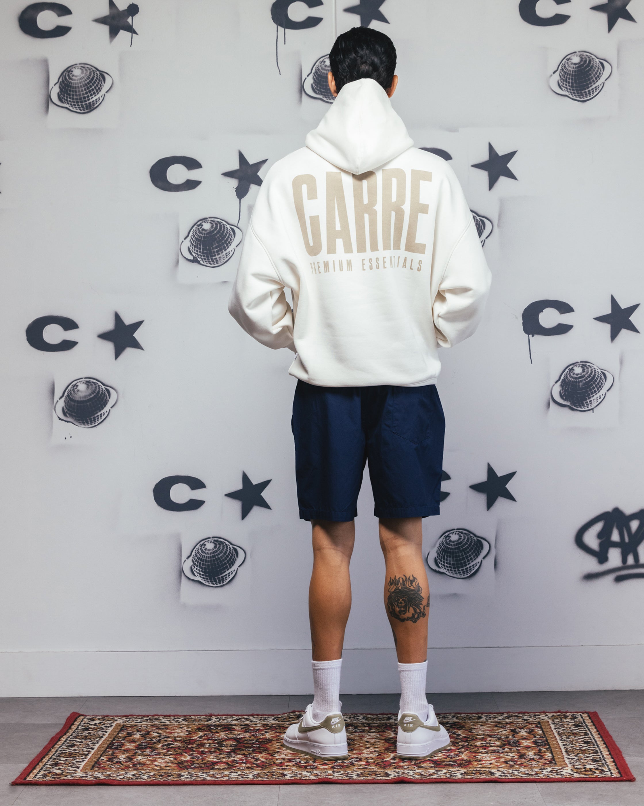 Carre Premium Essentials Hoodie Cream、mySite、zt4zffjzw