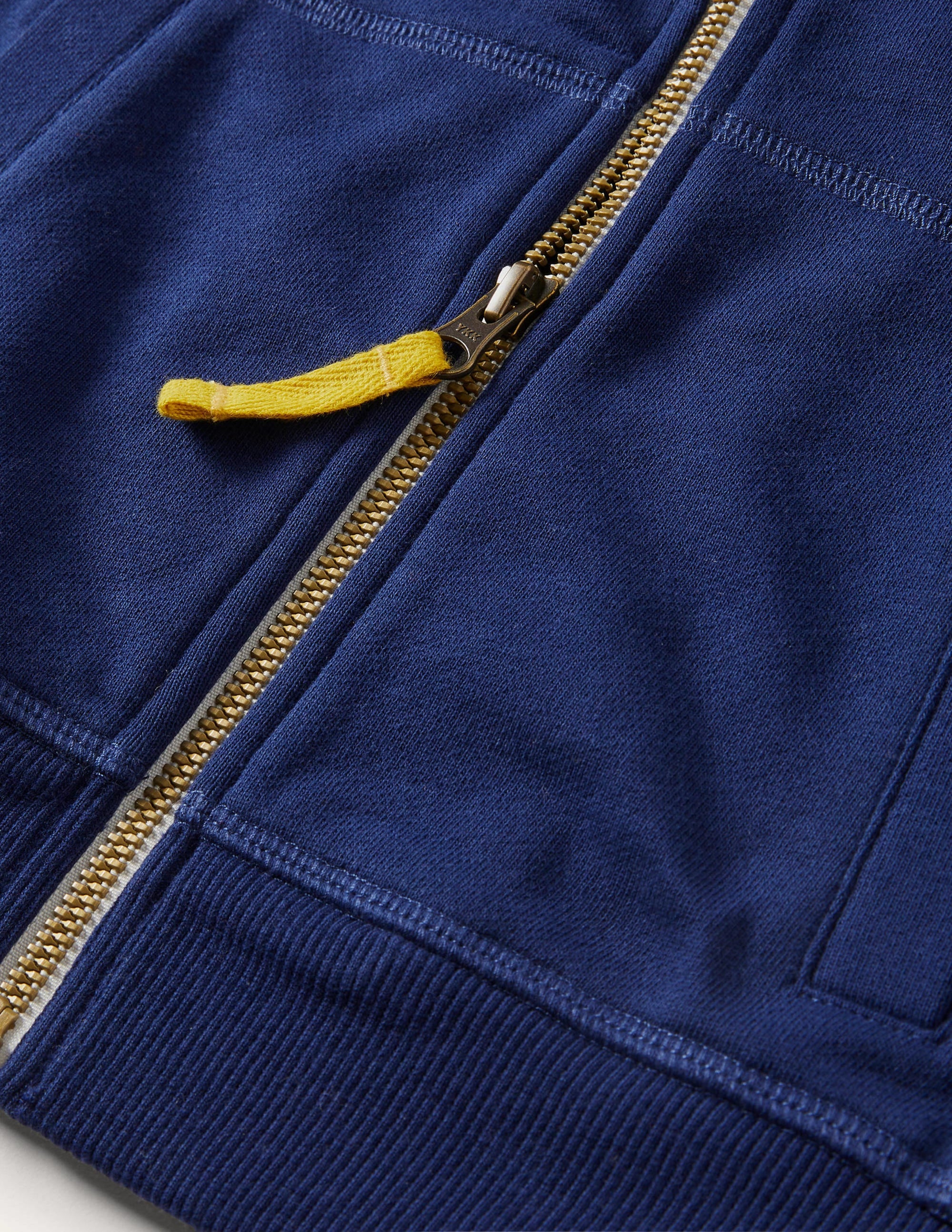  Rainbow Sleeve Zip-Up Hoodie-College Navy、mySite、ashleygrahame