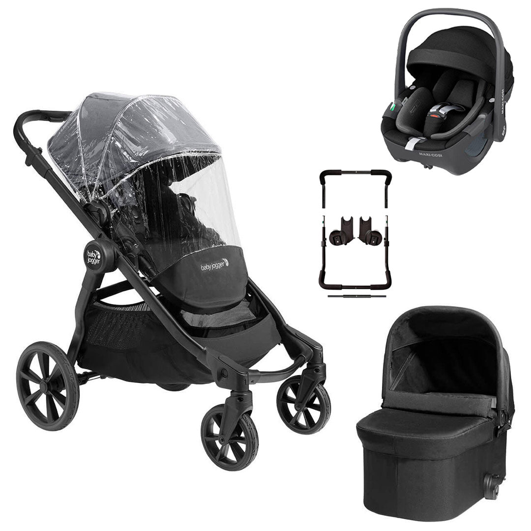 Baby Jogger Select 2 + Maxi Cosi Pebble 360 Travel System - Radiant Slate、mySite、merchandisen