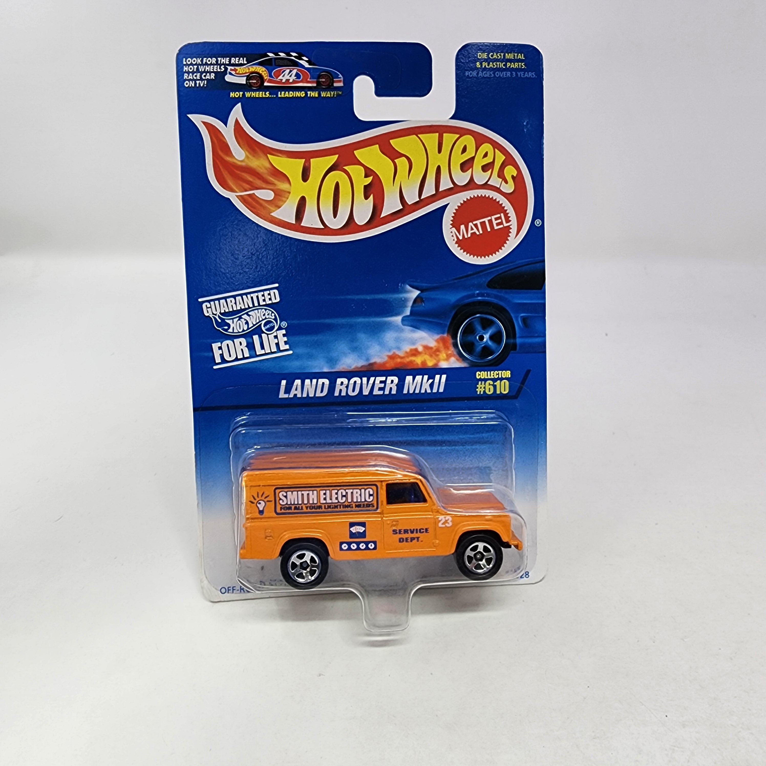 Land Rover MkII #610 * Orange * Hot Wheels Blue Card、mySite、hgirdovlk