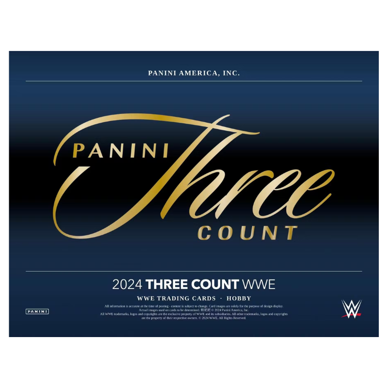 2024 Panini Three Count WWE Wrestling Hobby Box、mySite、waistdrama