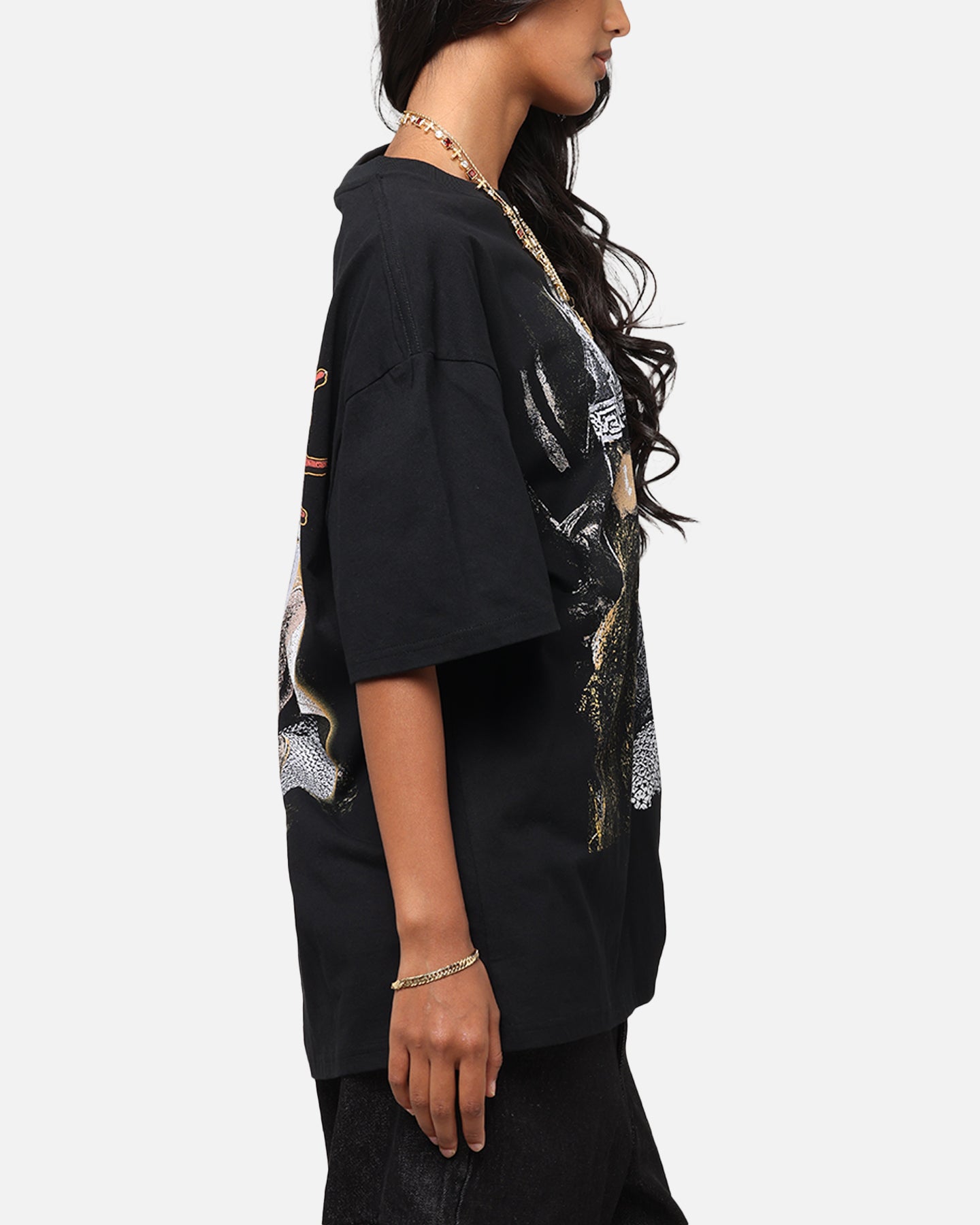 American Thrift X The Lord Of The Rings Gimli Heavy T-Shirt Black、mySite、zt4zffjzw