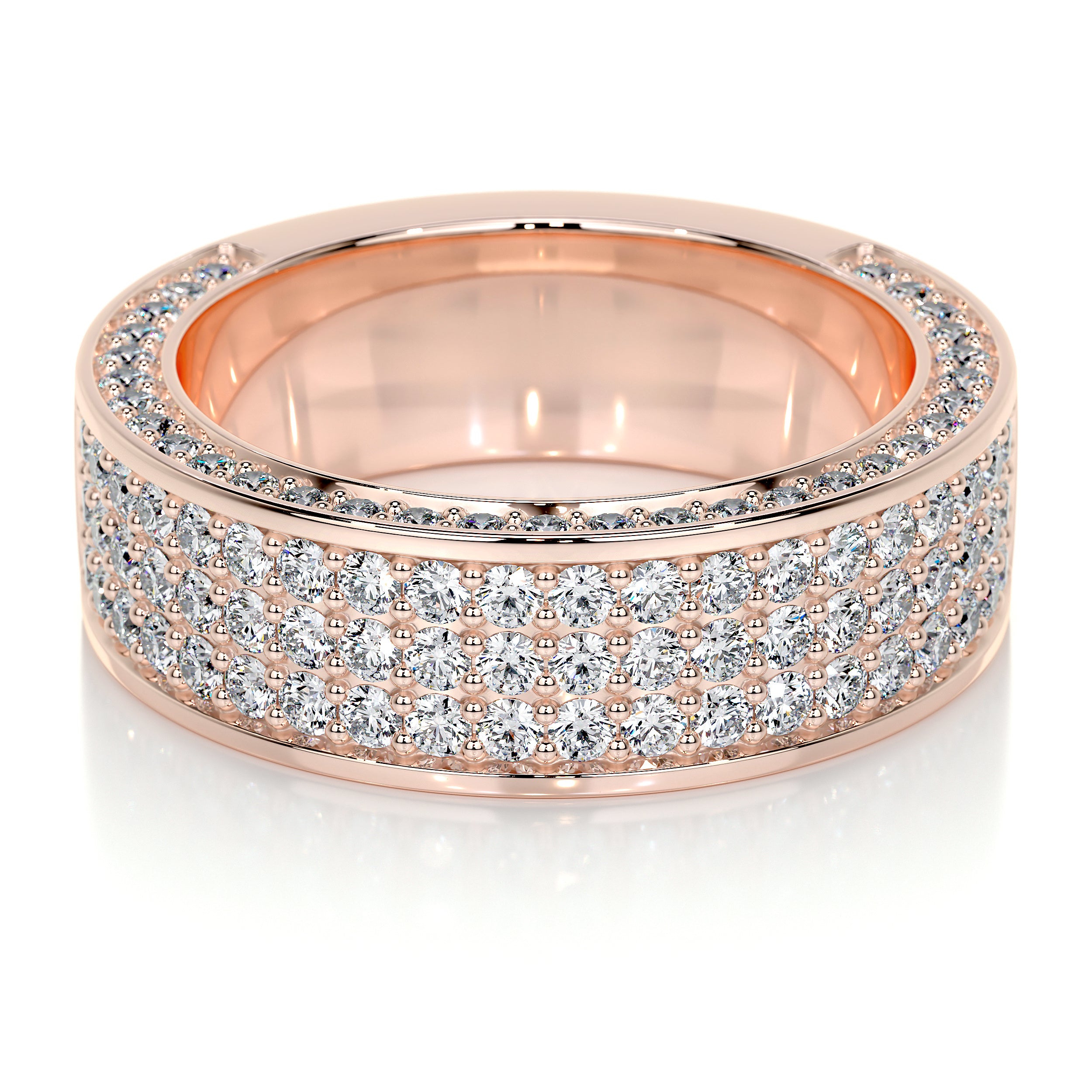 Vera Lab Grown Diamond Wedding Ring (1.3 Carat) -14K Rose Gold、mySite、hinf8tx79