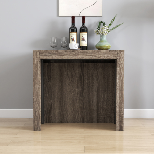 Multifunctional extendable console table、、casual