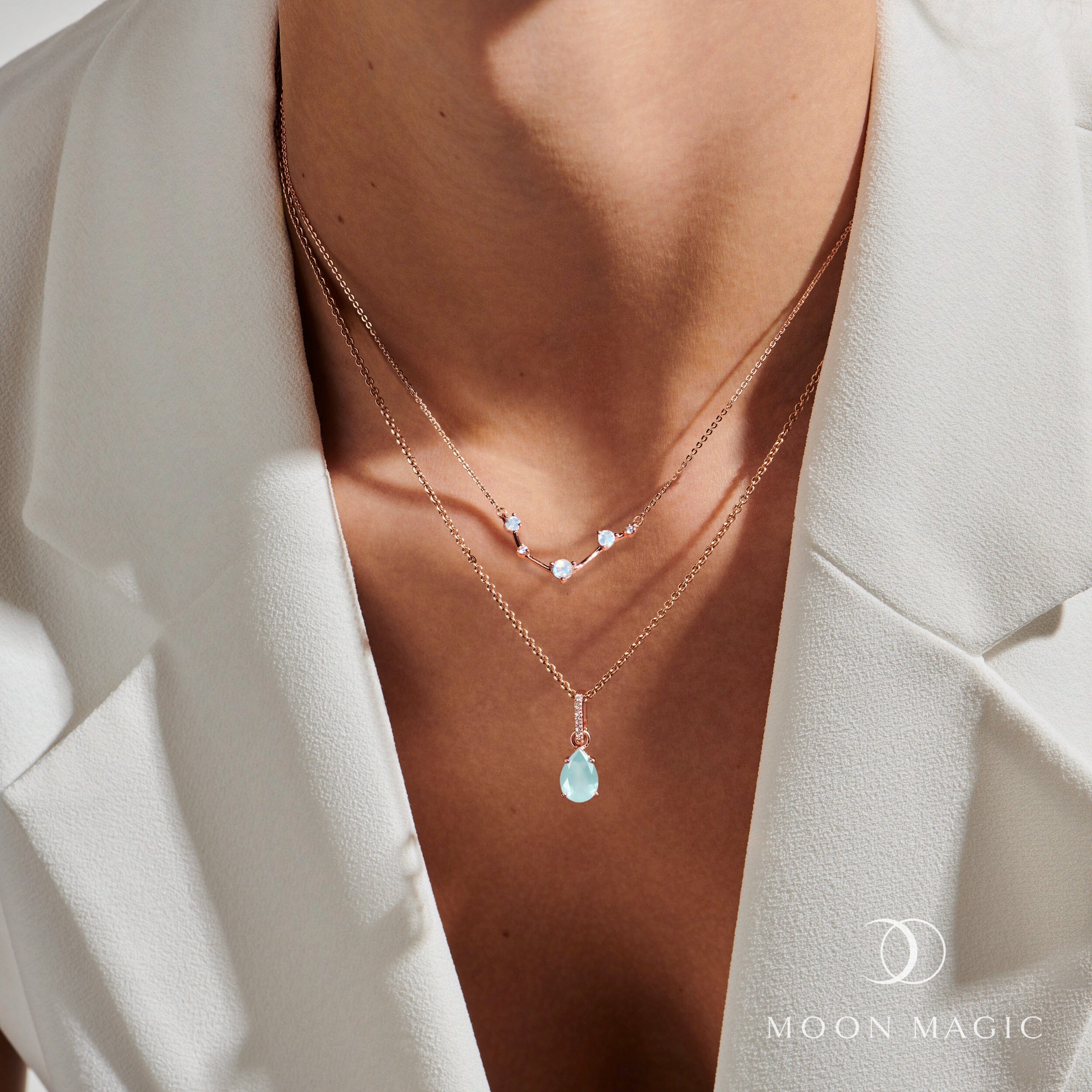 Aries Zodiac & March Birthstone Necklaces、mySite、hinf8tx79