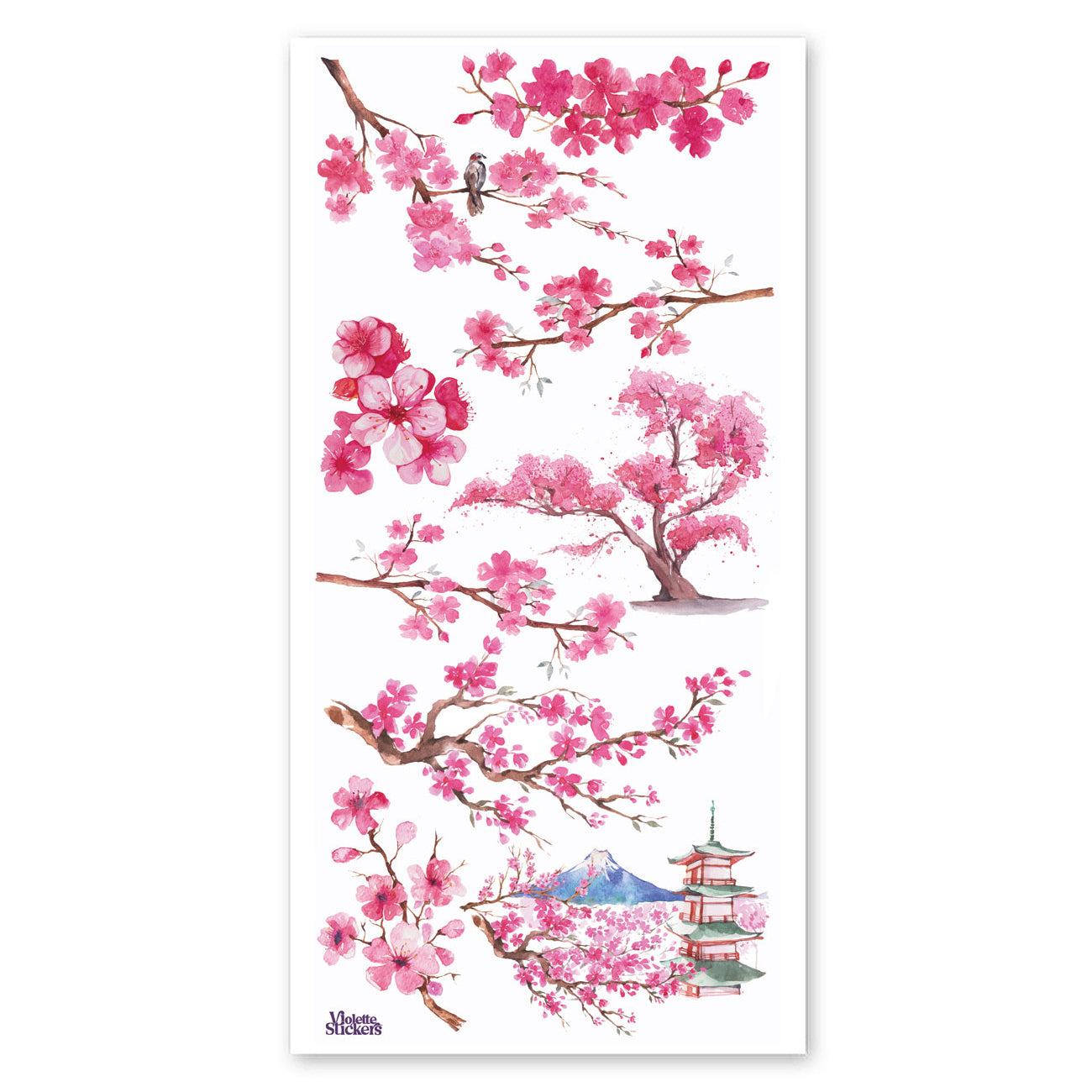 Japan Cherry Tree Stickers、mySite、ghnorth
