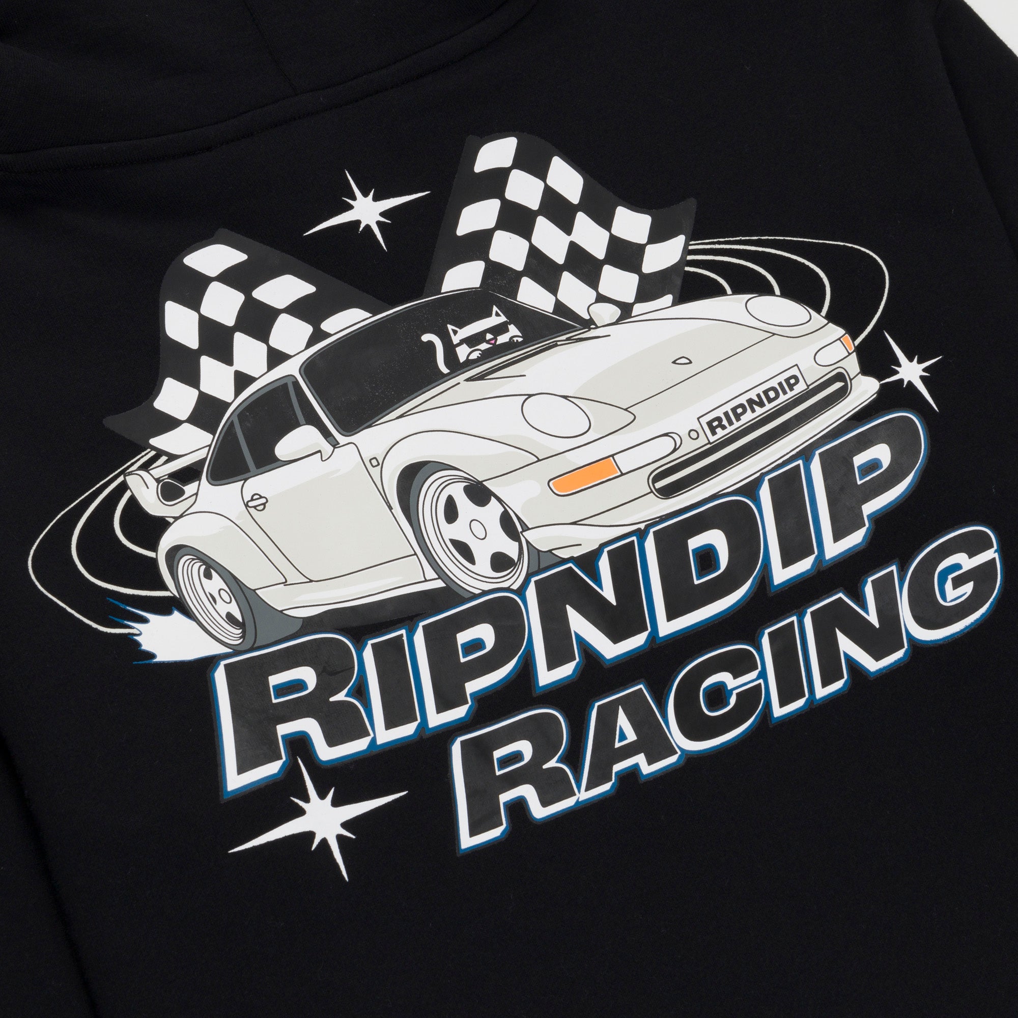  Ripnrace Cropped Hoodie (Black)、mySite、merchandisen