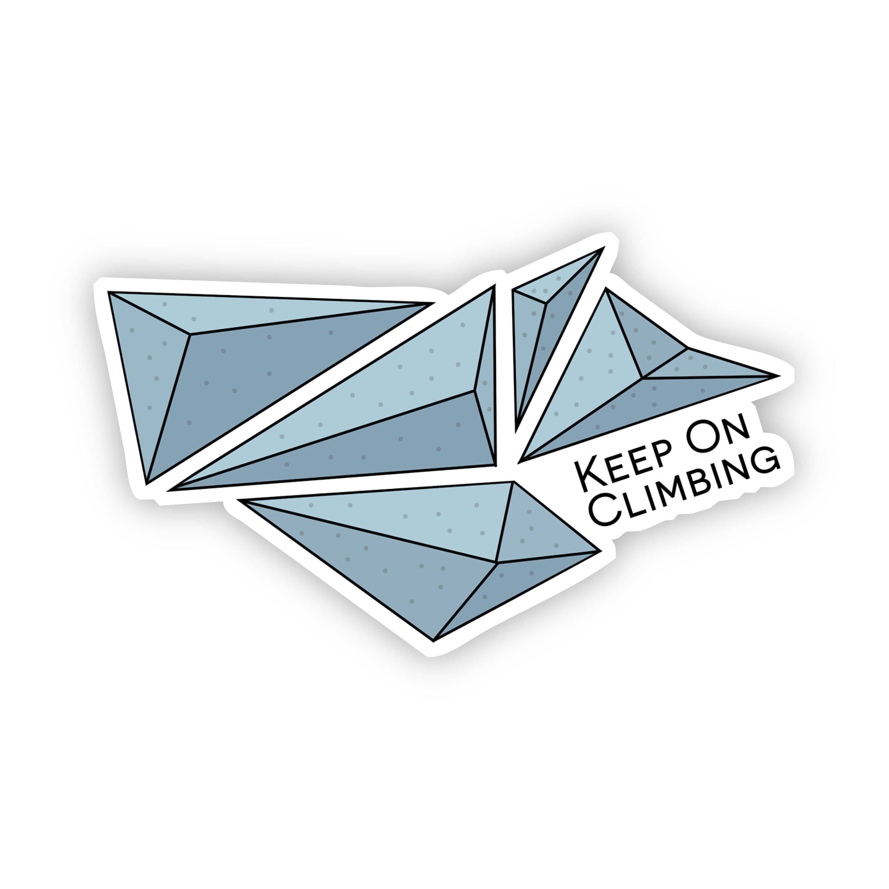  Keep on Climbing Rocks Sticker、mySite、elrpsem3k