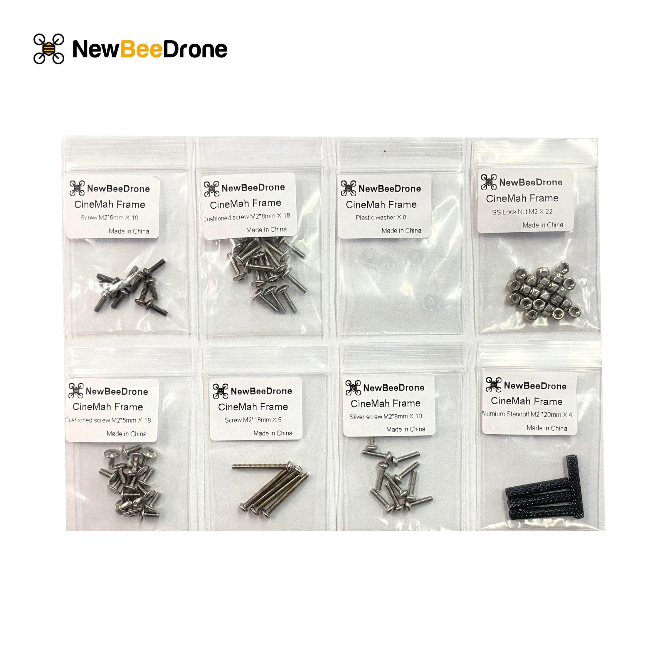  NewBeeDrone CinemAh Carbon Fiber Frame Replacement Parts - Main Plate, Side Plates, Motor Mounts, Etc.、mySite、merchandisen