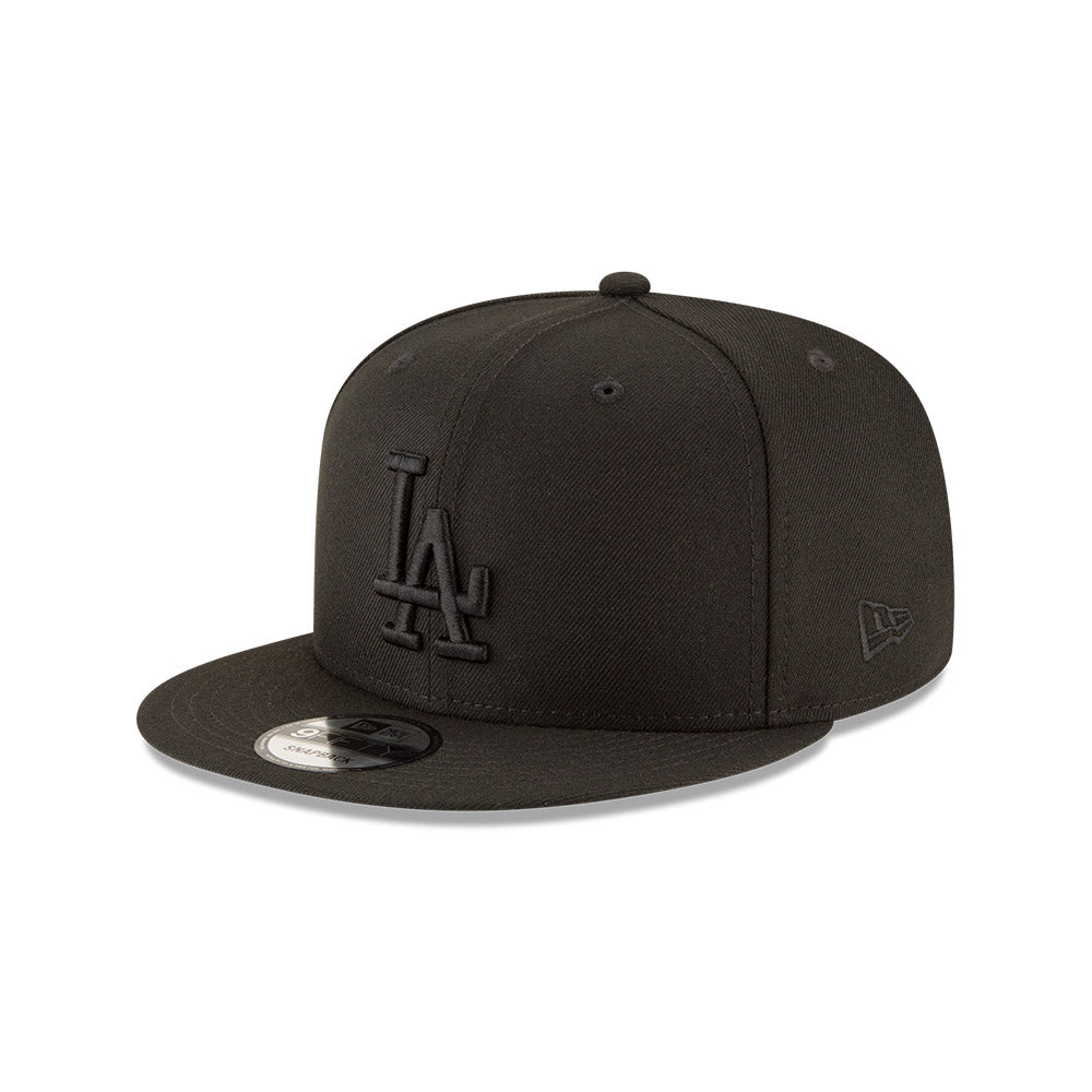Los Angeles Dodgers New Era Black on Black 9FIFTY Snapback Hat、mySite、vikingsvslions