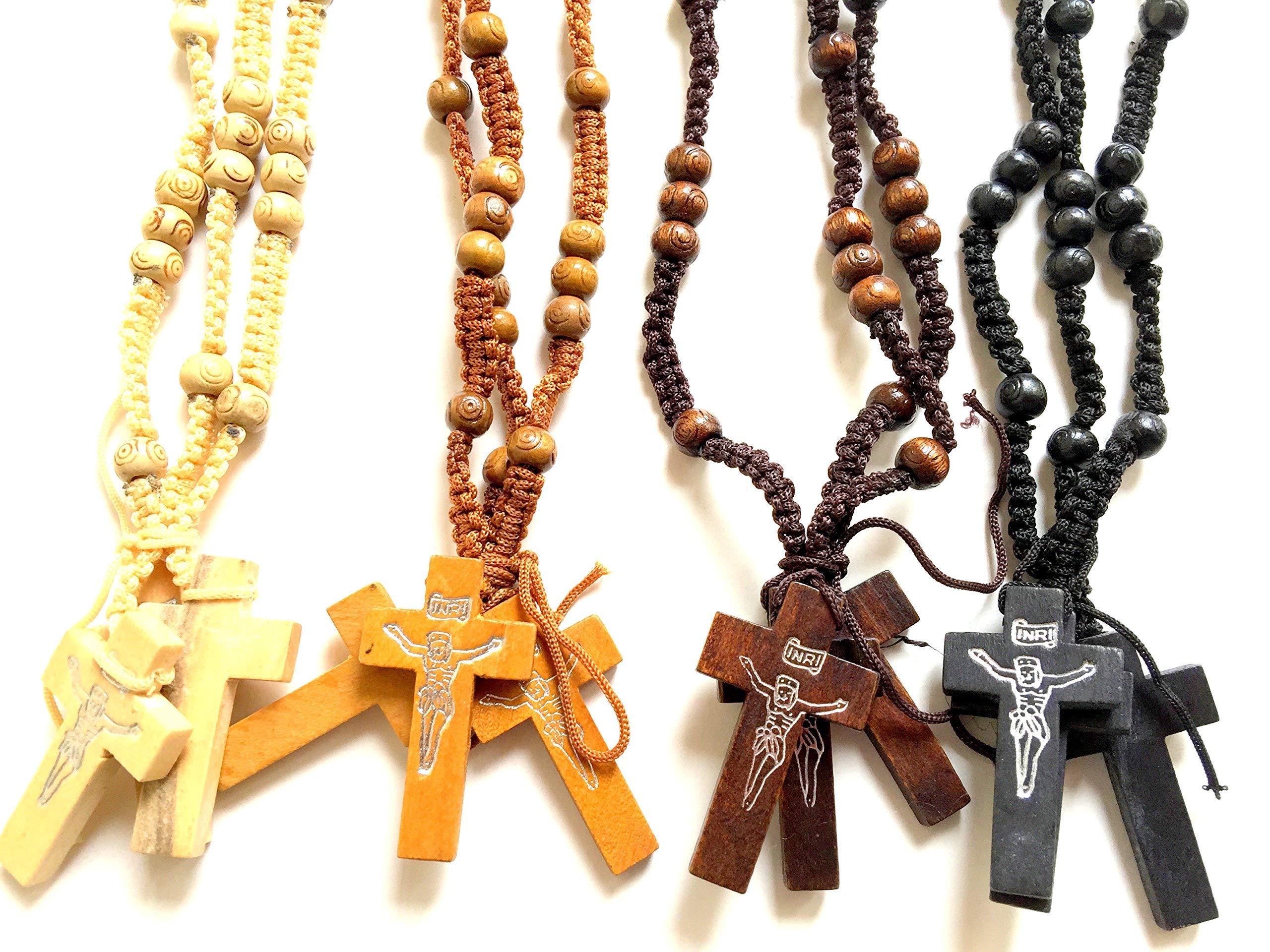  Dozen-12pcs Authentic Wooden Beads Rosaries From Nazareth Holy Land、mySite、elrpsem3k