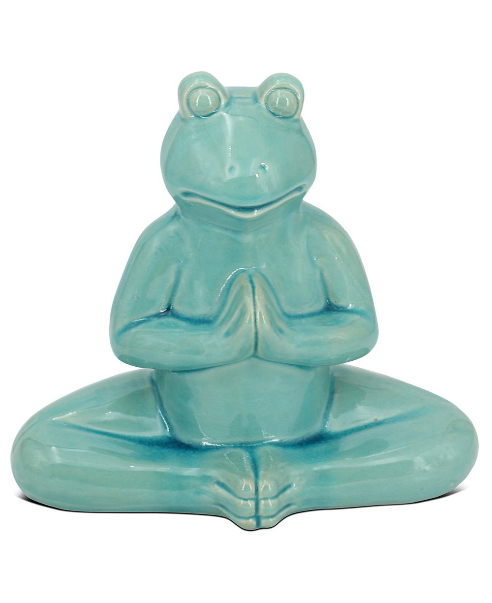 Ceramic Yoga Frog Figurines, Sold Individually Or Set、mySite、topwebapps