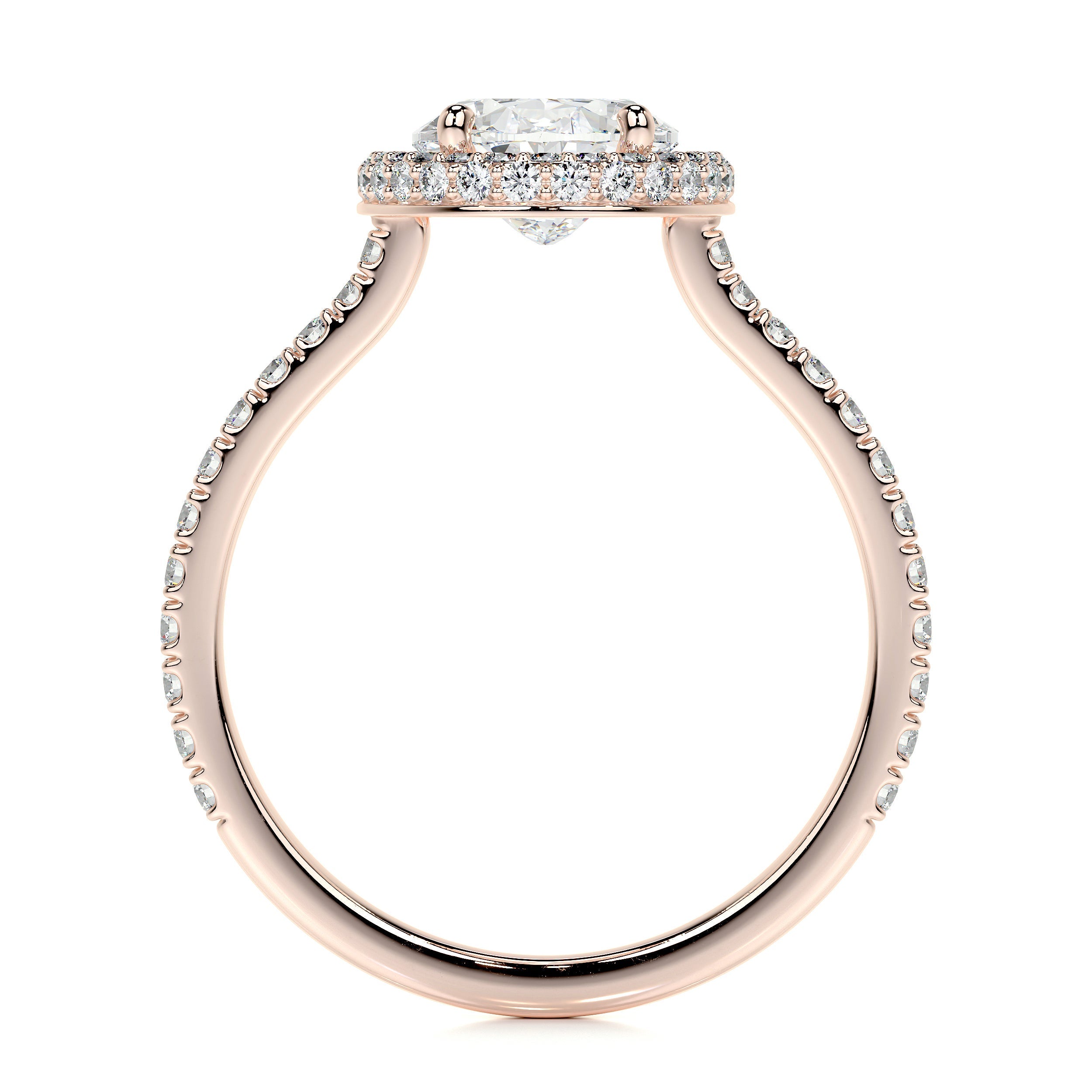 Parker Lab Grown Diamond Ring -14K Rose Gold、mySite、hinf8tx79