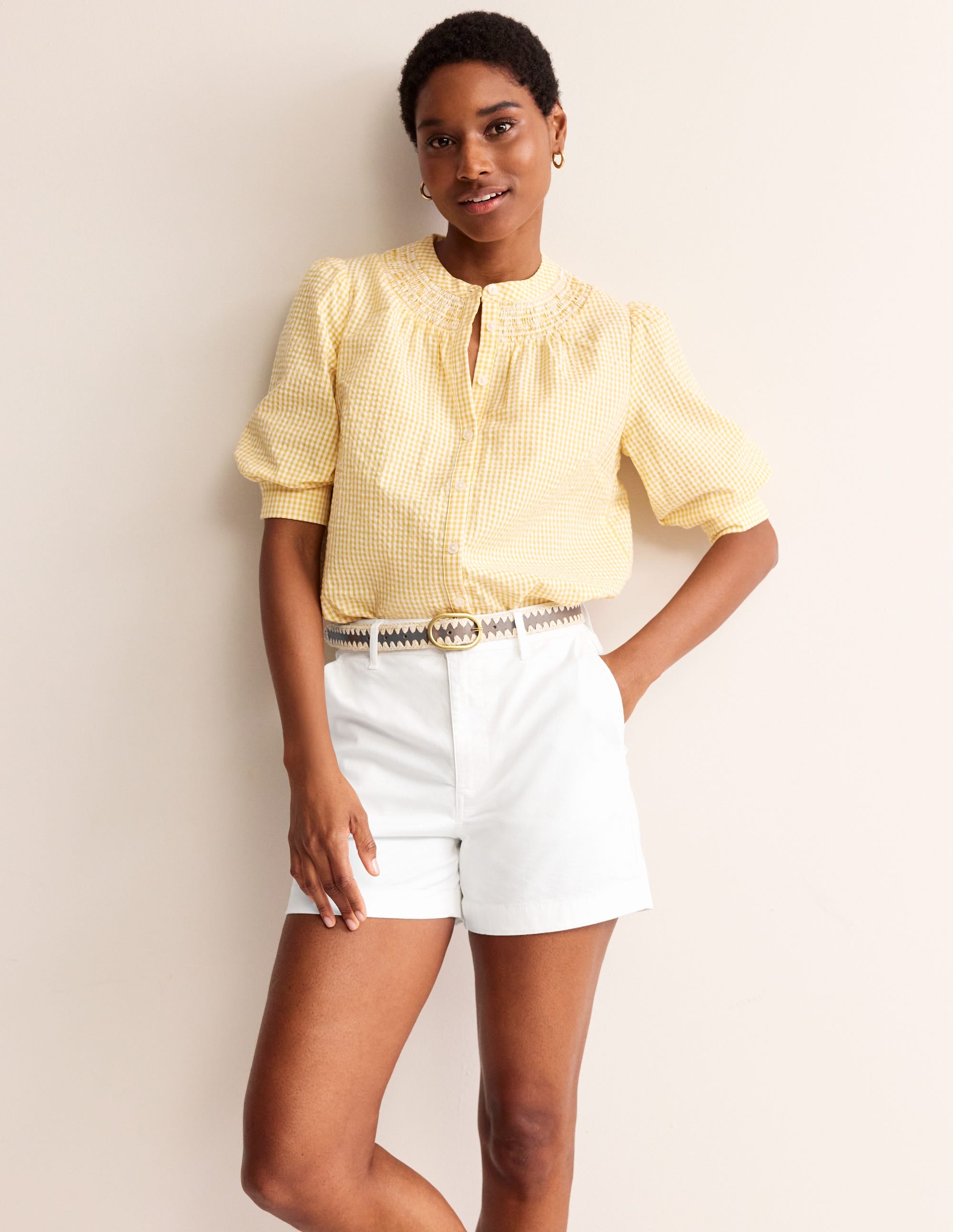  Barnsbury Chino Shorts-White、mySite、ashleygrahame