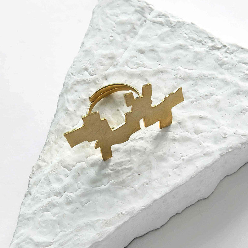 Brass Ikuri Ring | Women、mySite、camillekostekn