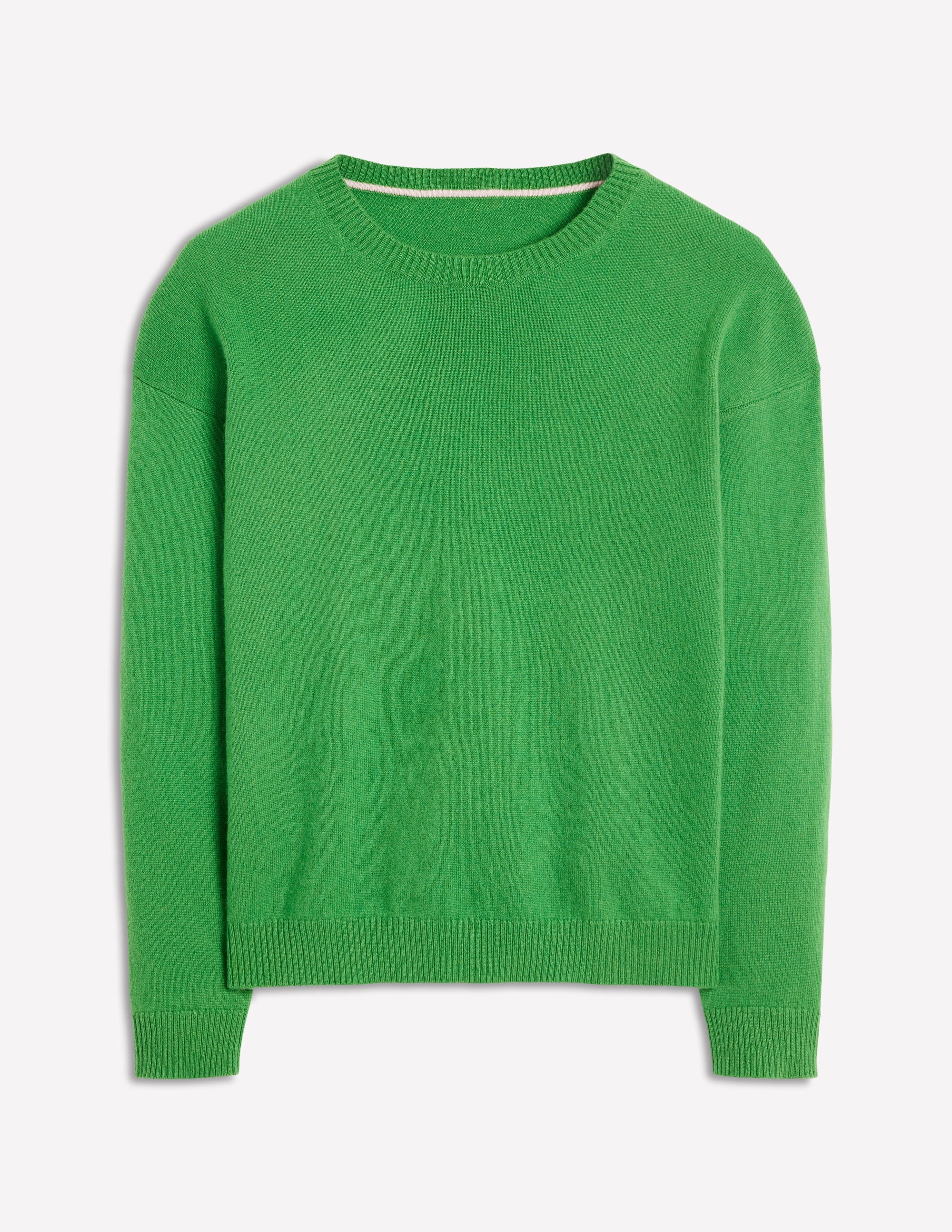  Lydia Cashmere Jumper-Paradise Green、mySite、ashleygrahame