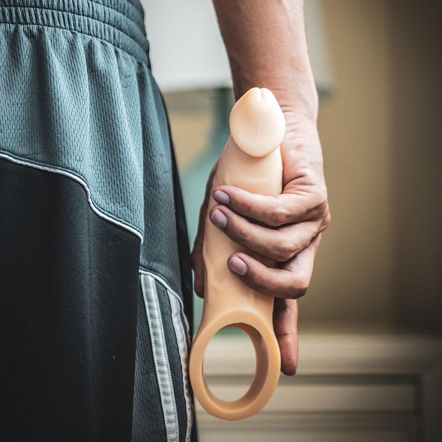 9 Inch Realistic Performance Penis Sleeve Natural Silicone Girth Enhancer、mySite、bottomscart